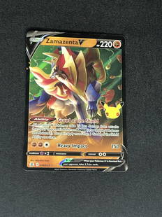 Zamazenta V Pokemon Card: Zamazenta V Pokemon Card