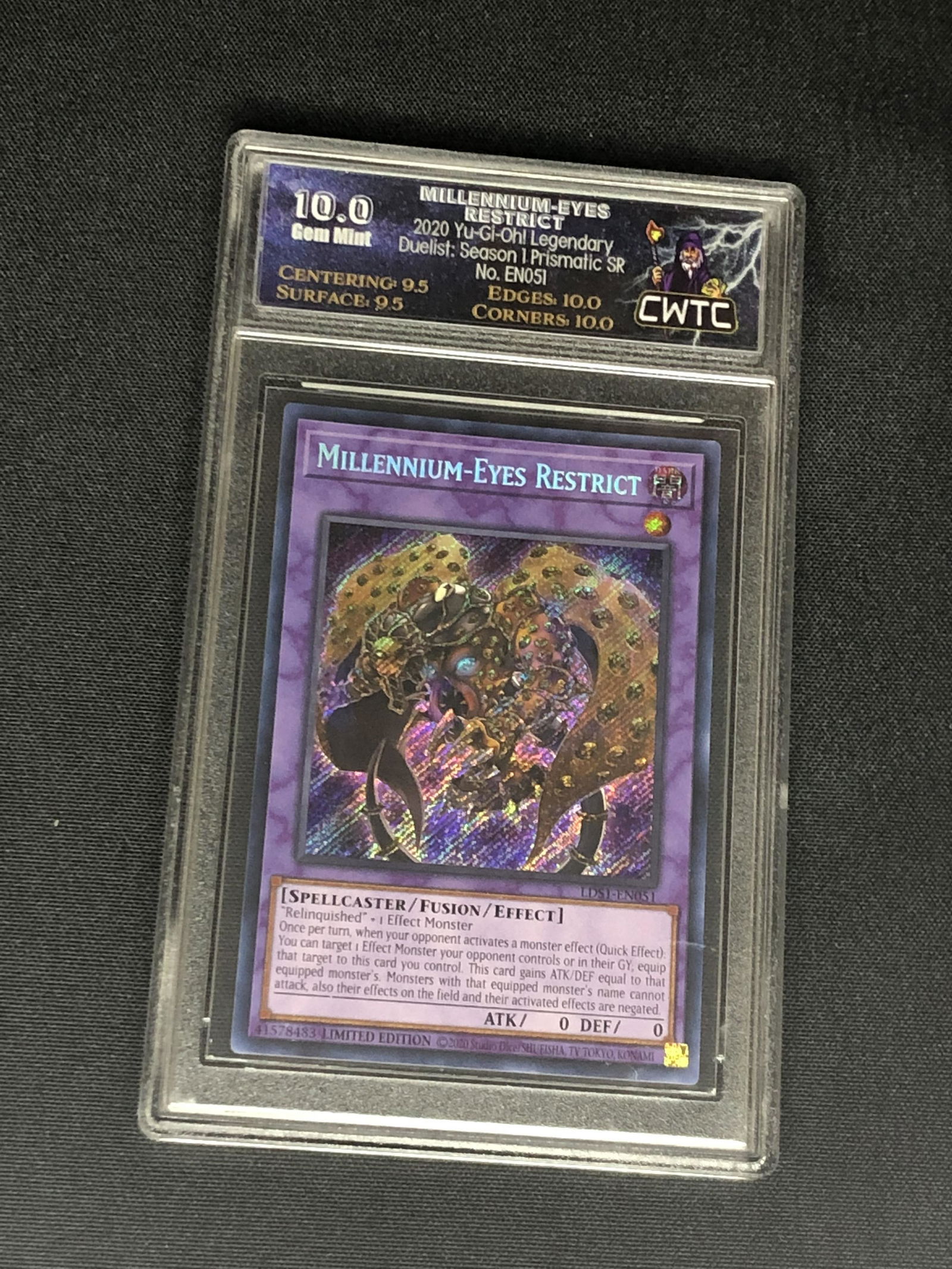 Millennium-Eyes Restrict Prismatic Rare Graded CWTC 10 (1 of 1)