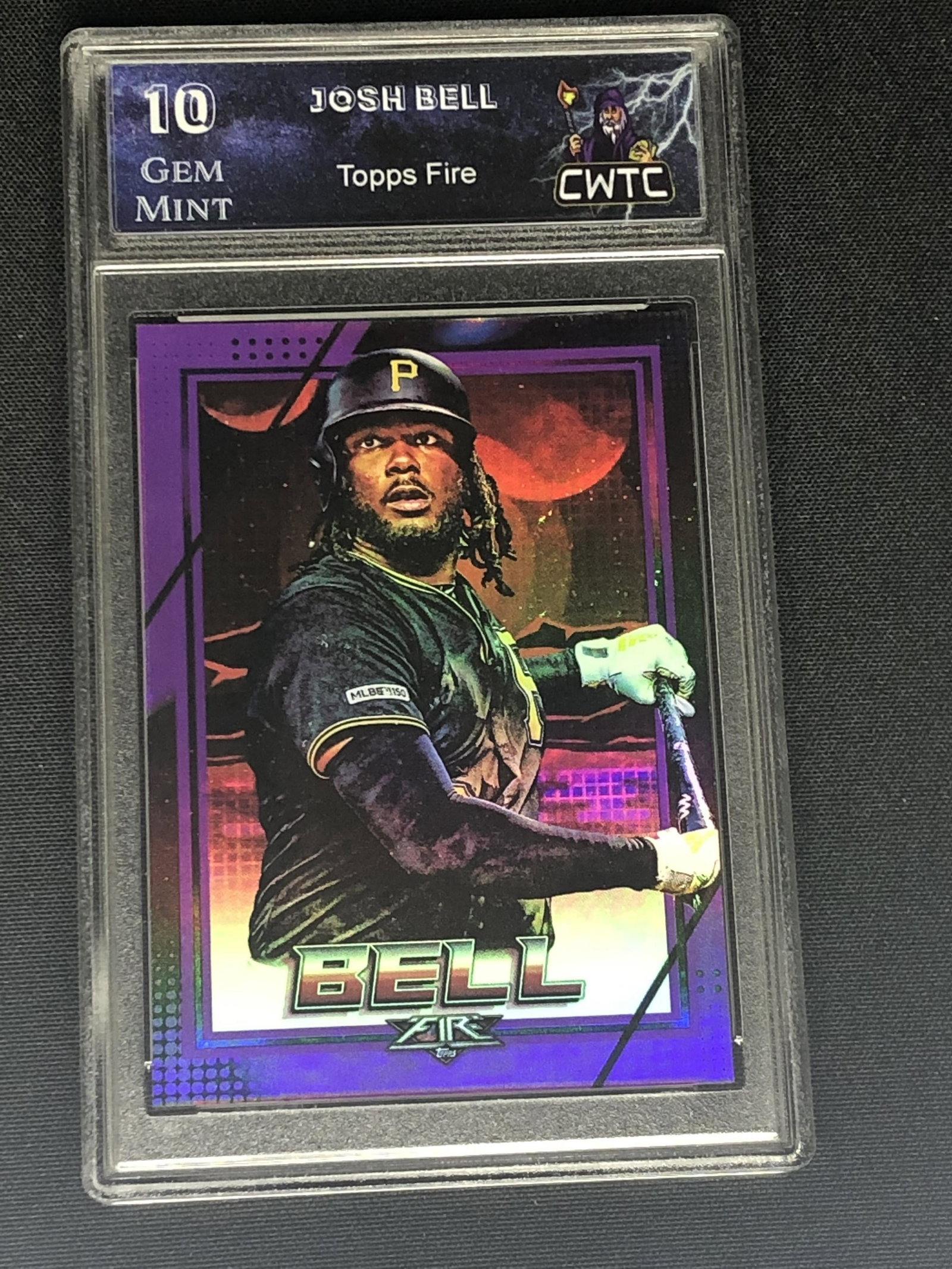 Josh Bell Topps Fire Graded CWTC 10 (Out of 75) (1 of 1)