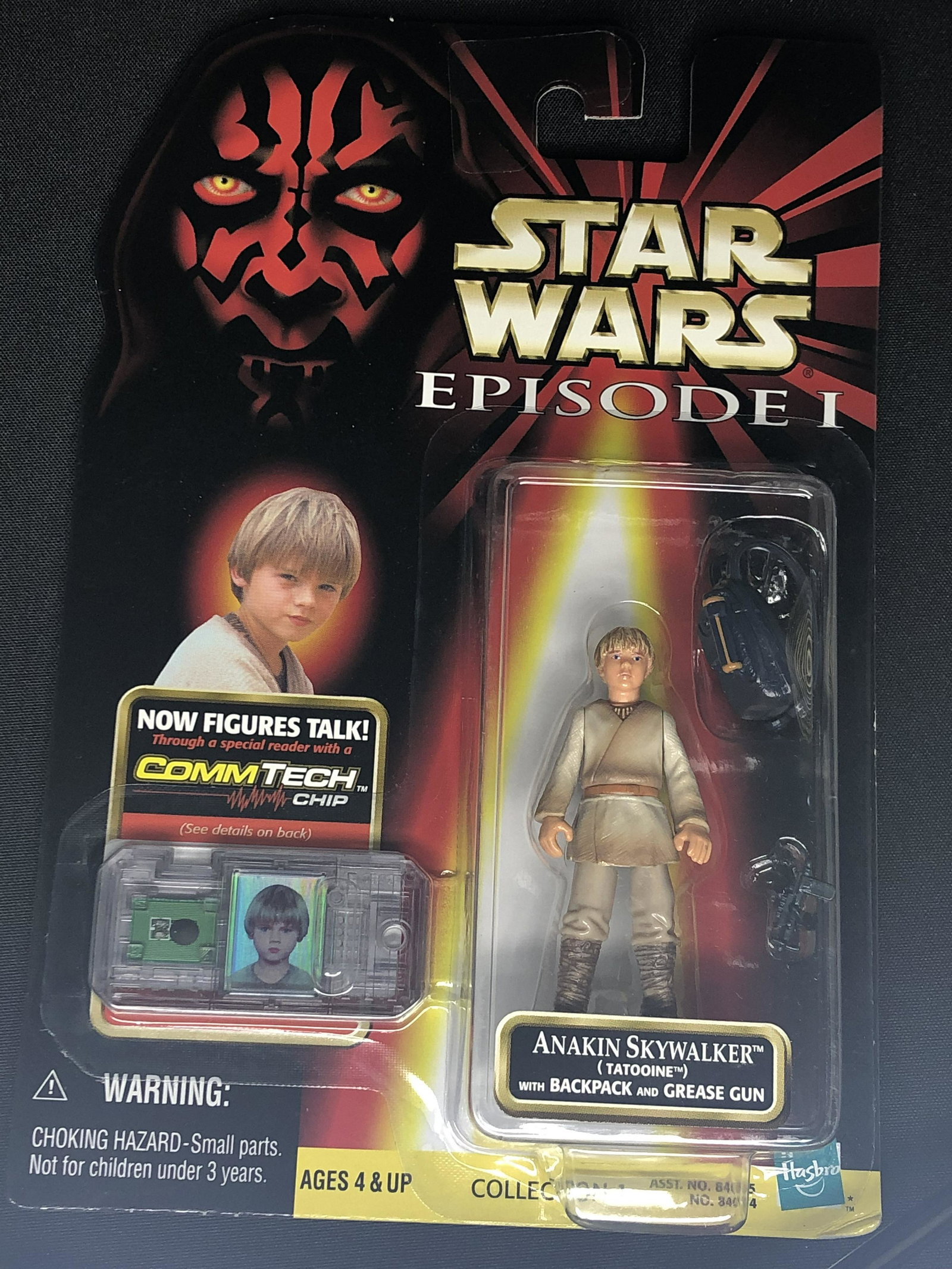 Vintage Hasbro Star Wars Episode 1 Anakin Skywalker: Vintage Hasbro Star Wars Episode 1 Anakin Skywalker
