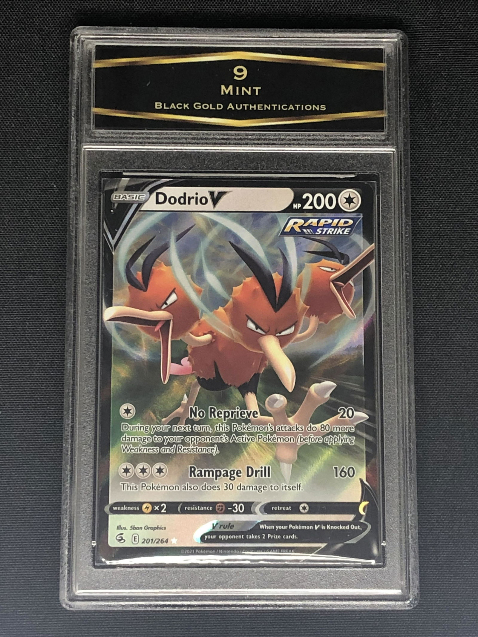 Dodrio V Rapid Strike Graded BGA 9: Dodrio V Rapid Strike Graded BGA 9