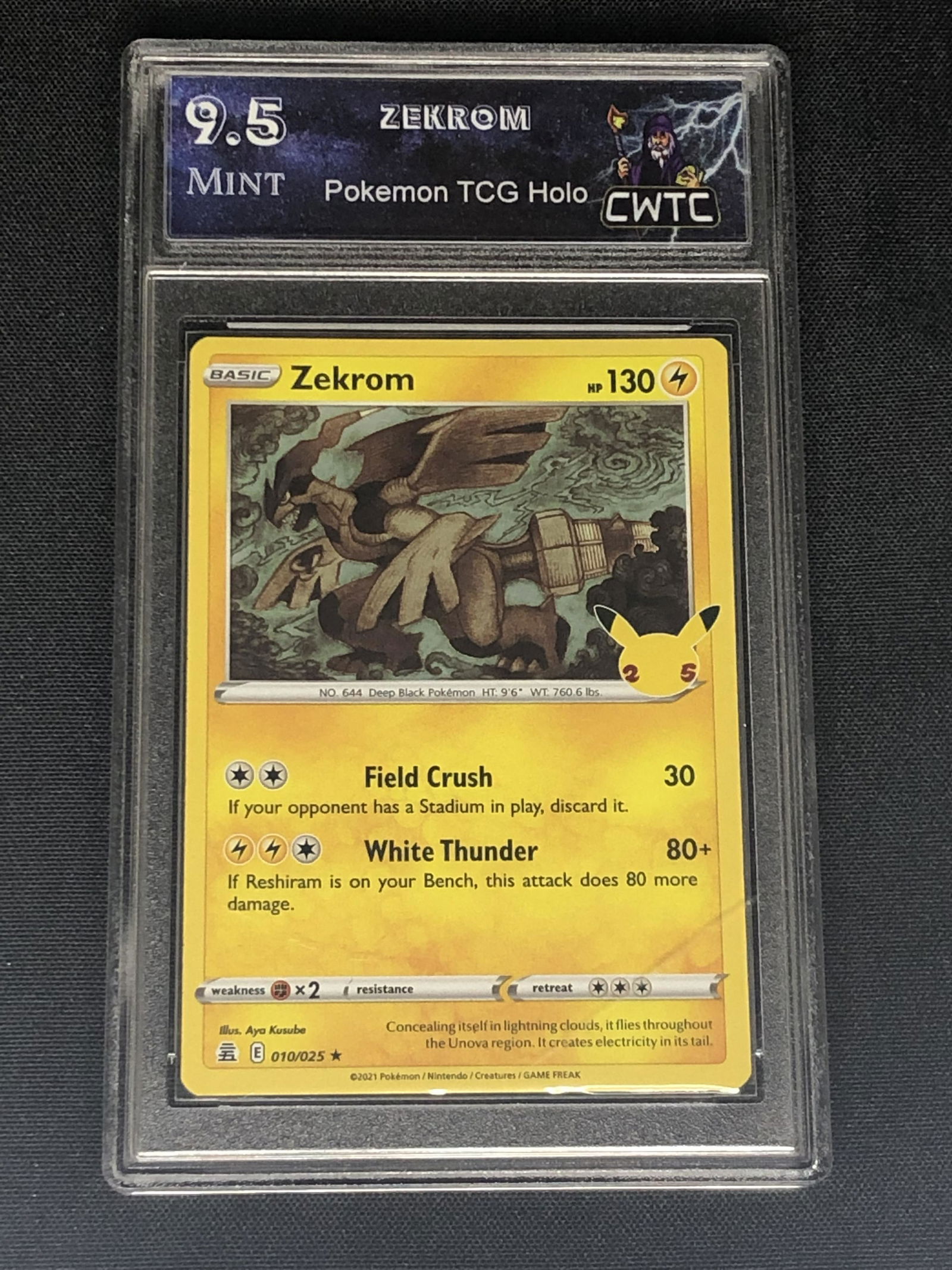 Zekrom Holo Graded CWTC 9.5 (1 of 1)