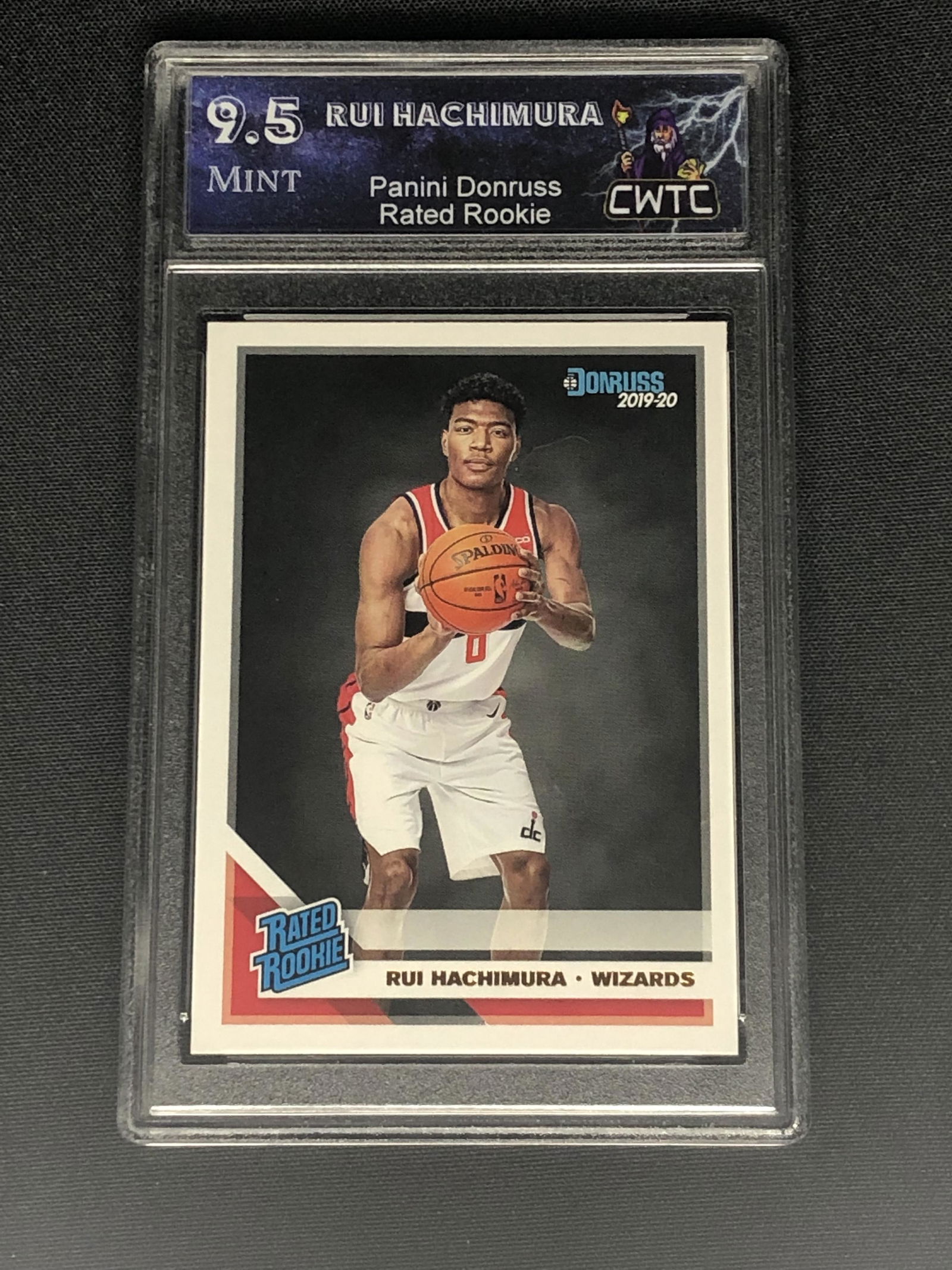 Rui Hachimura Panini Donruss Rated Rookie Graded CWTC 9.5 (1 of 1)