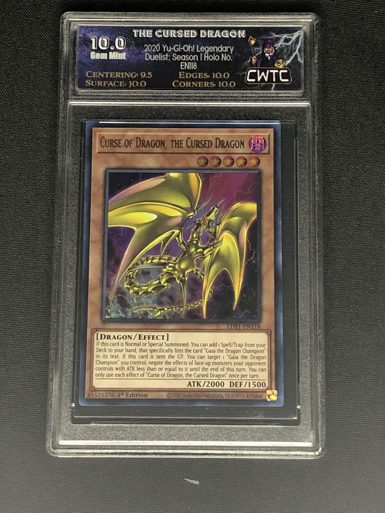 Curse Of Dragon, The Cursed Dragon Graded CWTC 10 (1 of 1)