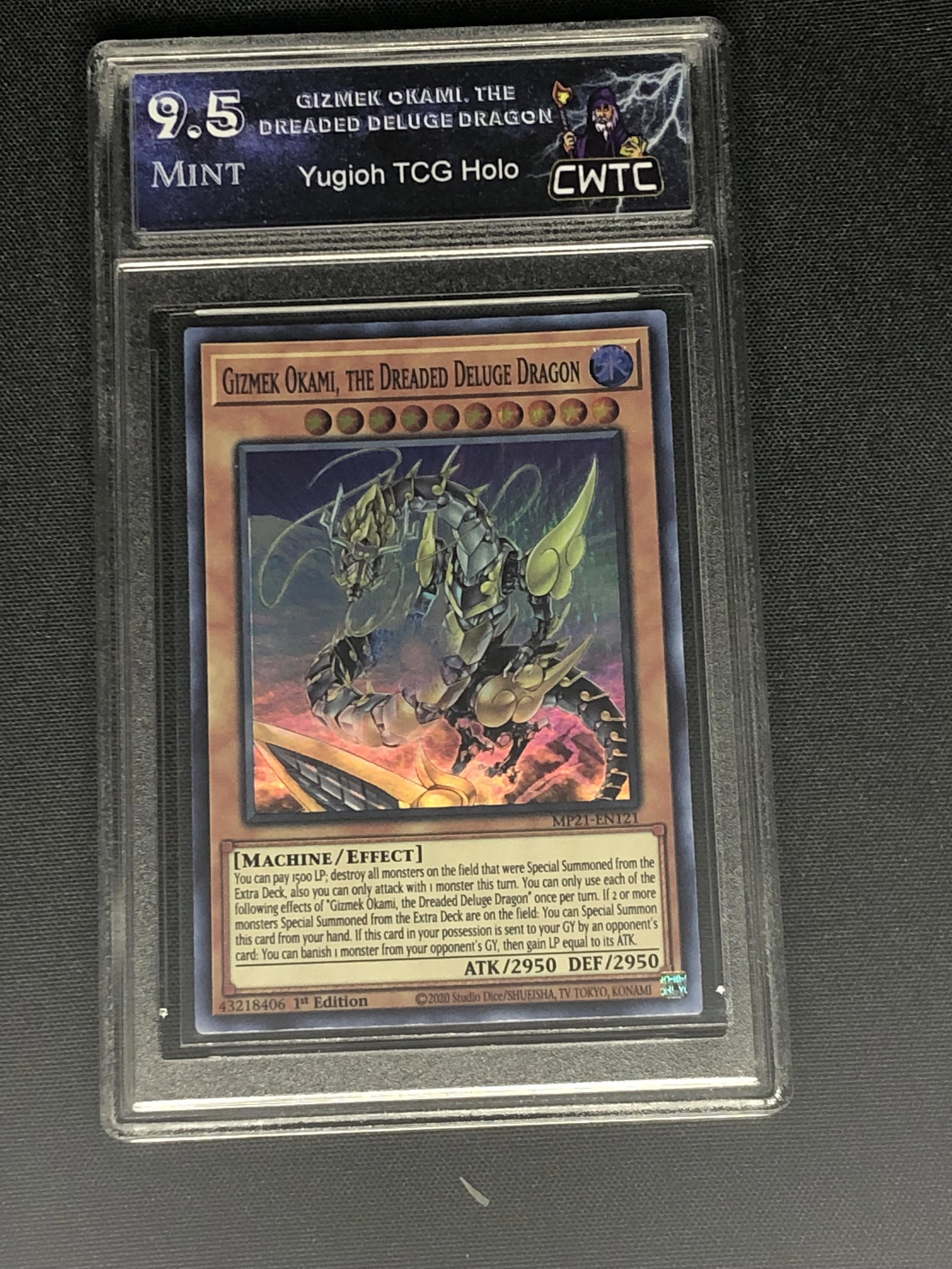 Gizmek Okami, The Dreaded Deluge Dragon Graded CWTC 9.5: Gizmek Okami, The Dreaded Deluge Dragon Graded CWTC 9.5