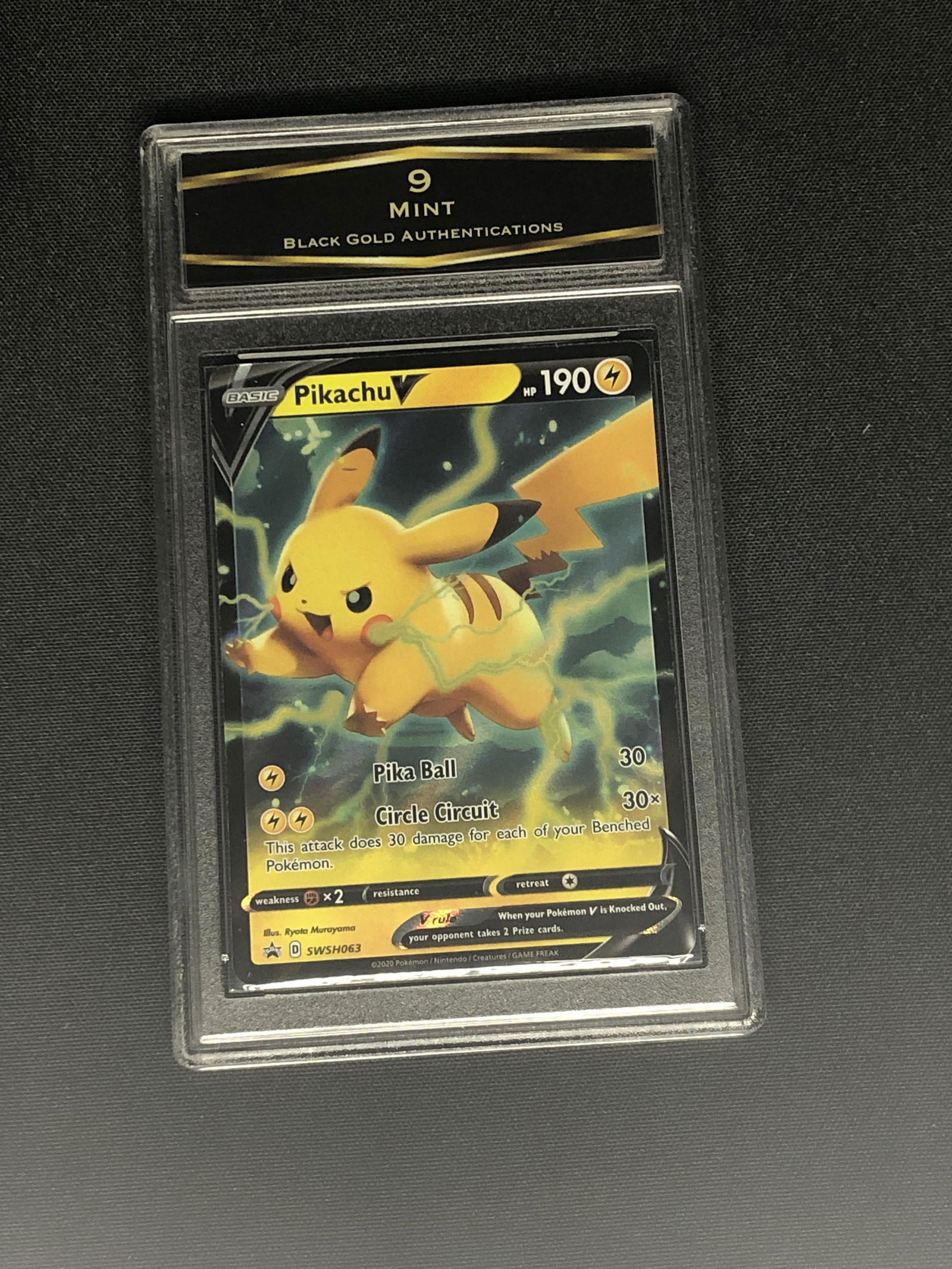 Pikachu V Graded BGA 9 (1 of 1)