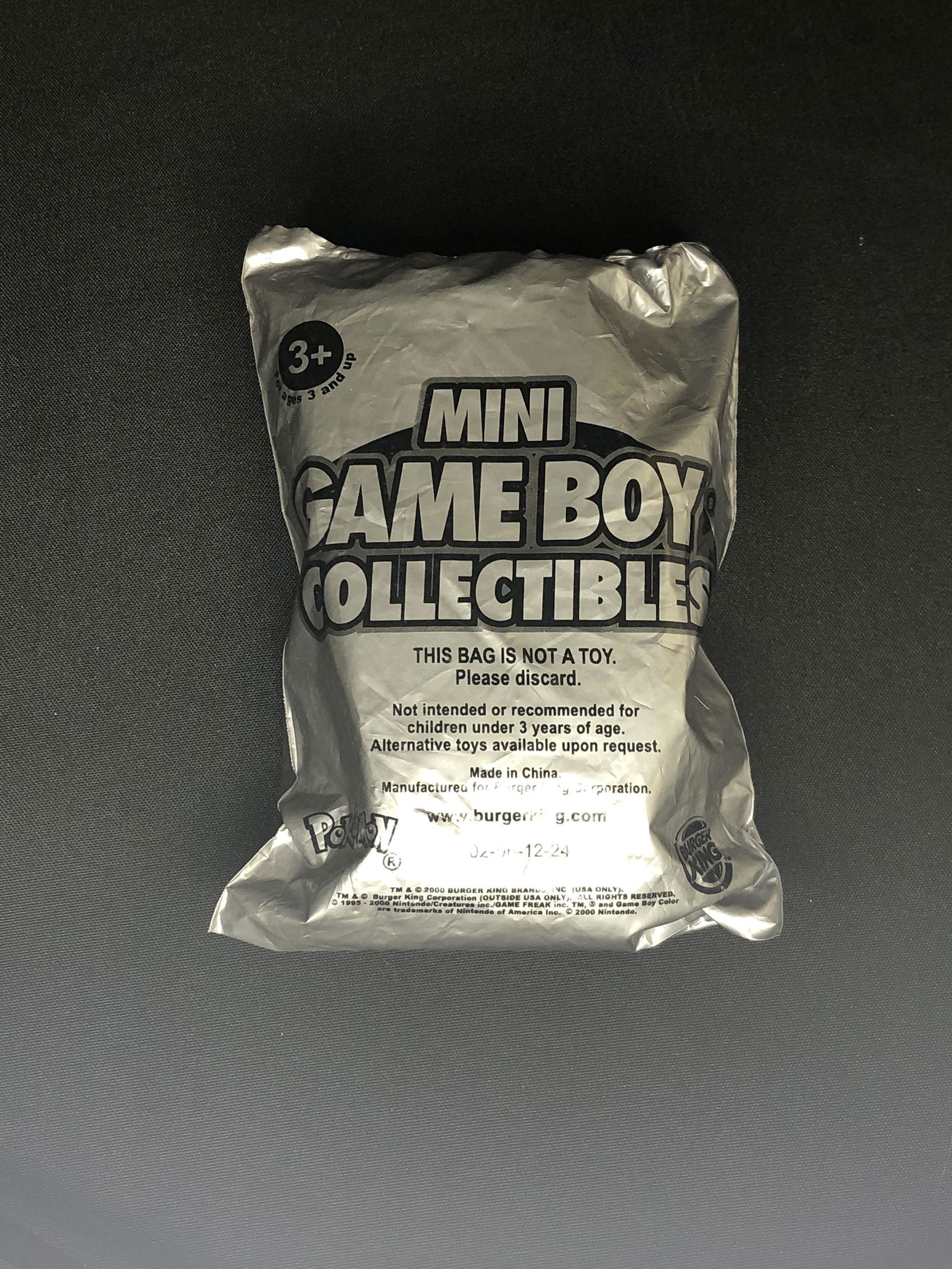 Vintage Burger King Promo Pokemon Mini Gameboy Collectible (1 of 1)