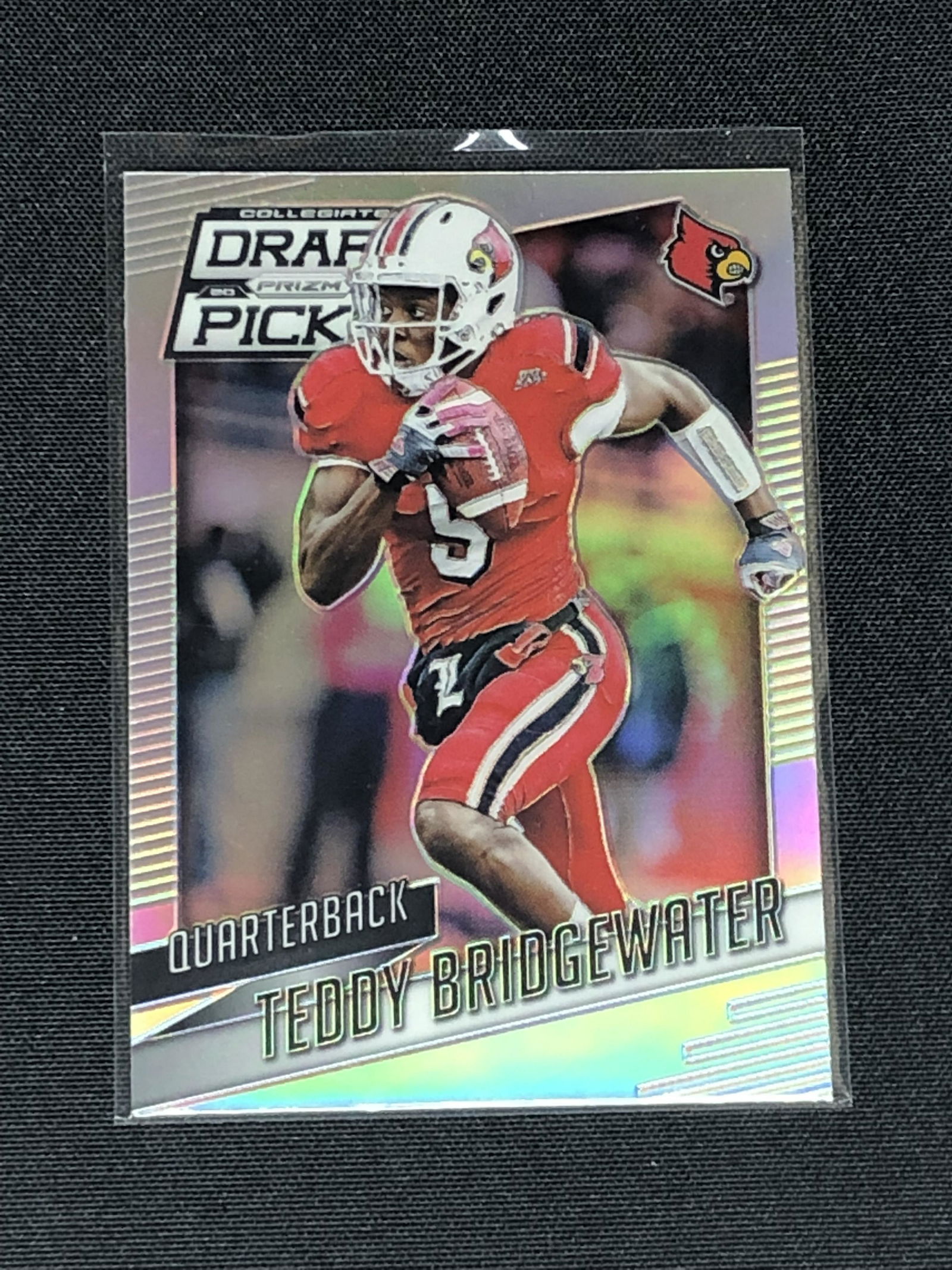 Teddy Bridgewater Panini Prizm Draft Pick Silver Prizm (1 of 1)