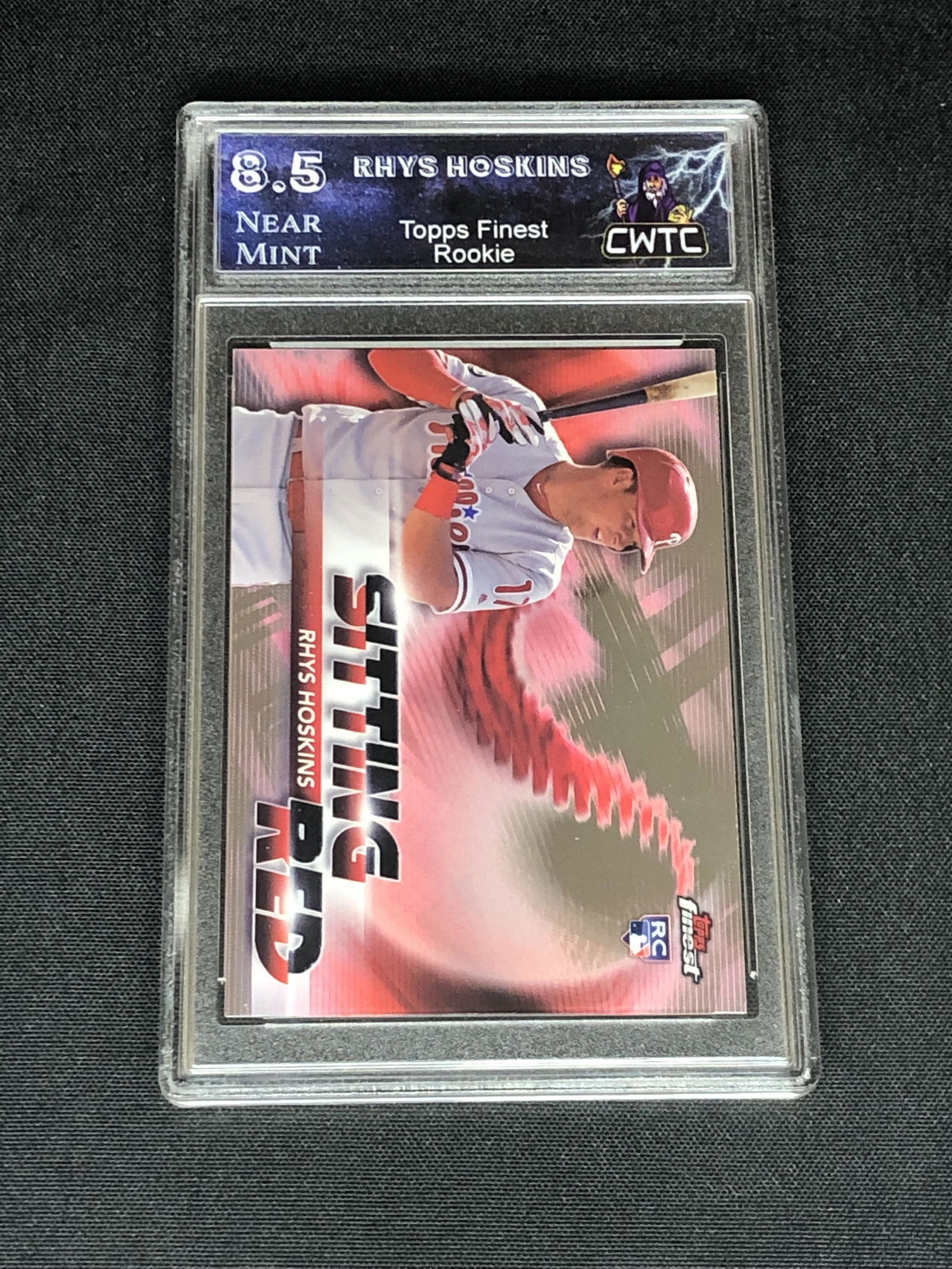 Rhys Hoskins Topps Finest Rookie Graded CWTC 8.5 (1 of 1)