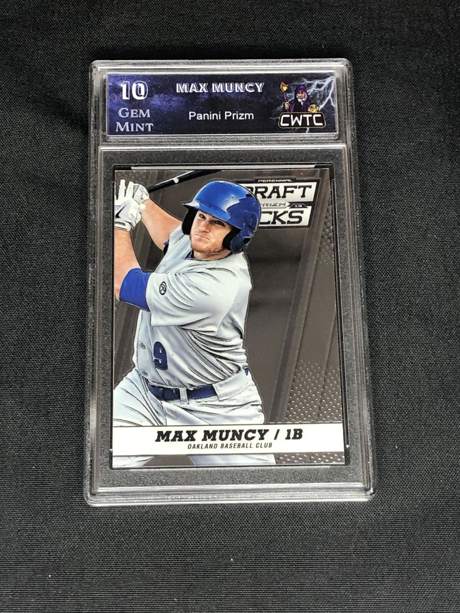 Max Muncy Panini Draft Picks Prizm Graded CWTC 10 (1 of 1)