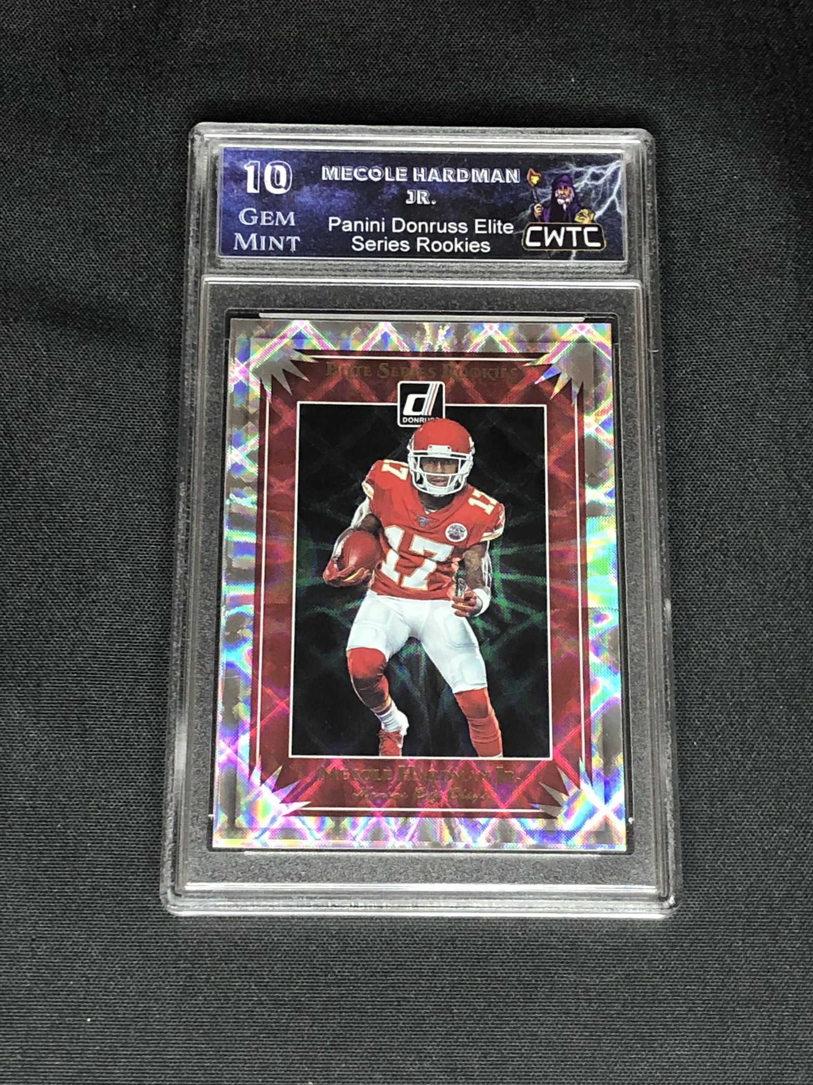 Mecole Hardman Jr. Panini Donruss Rookie Graded CWTC 10 (1 of 1)