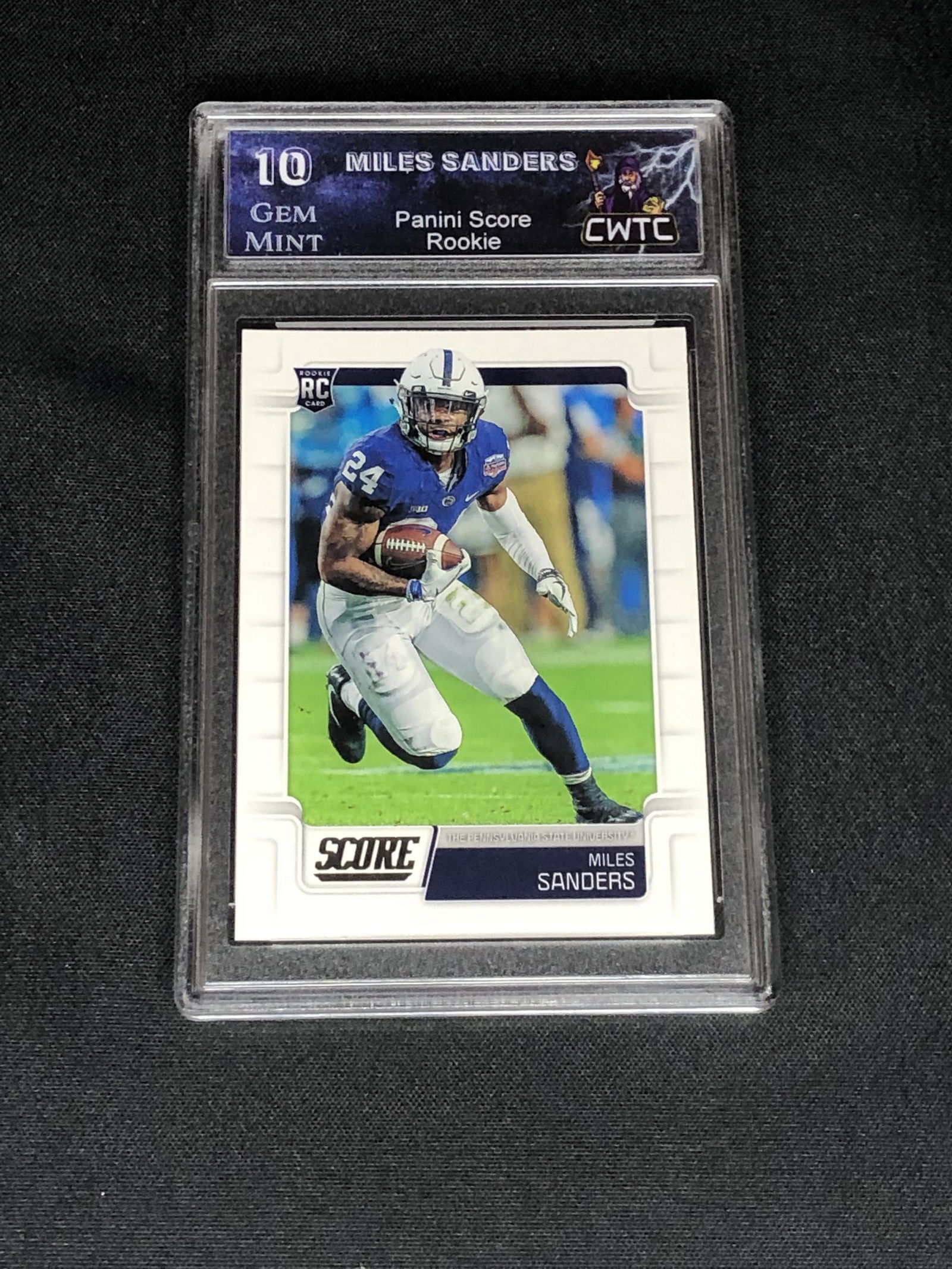 Miles Sanders Panini Score Rookie Graded CWTC 10 (1 of 1)