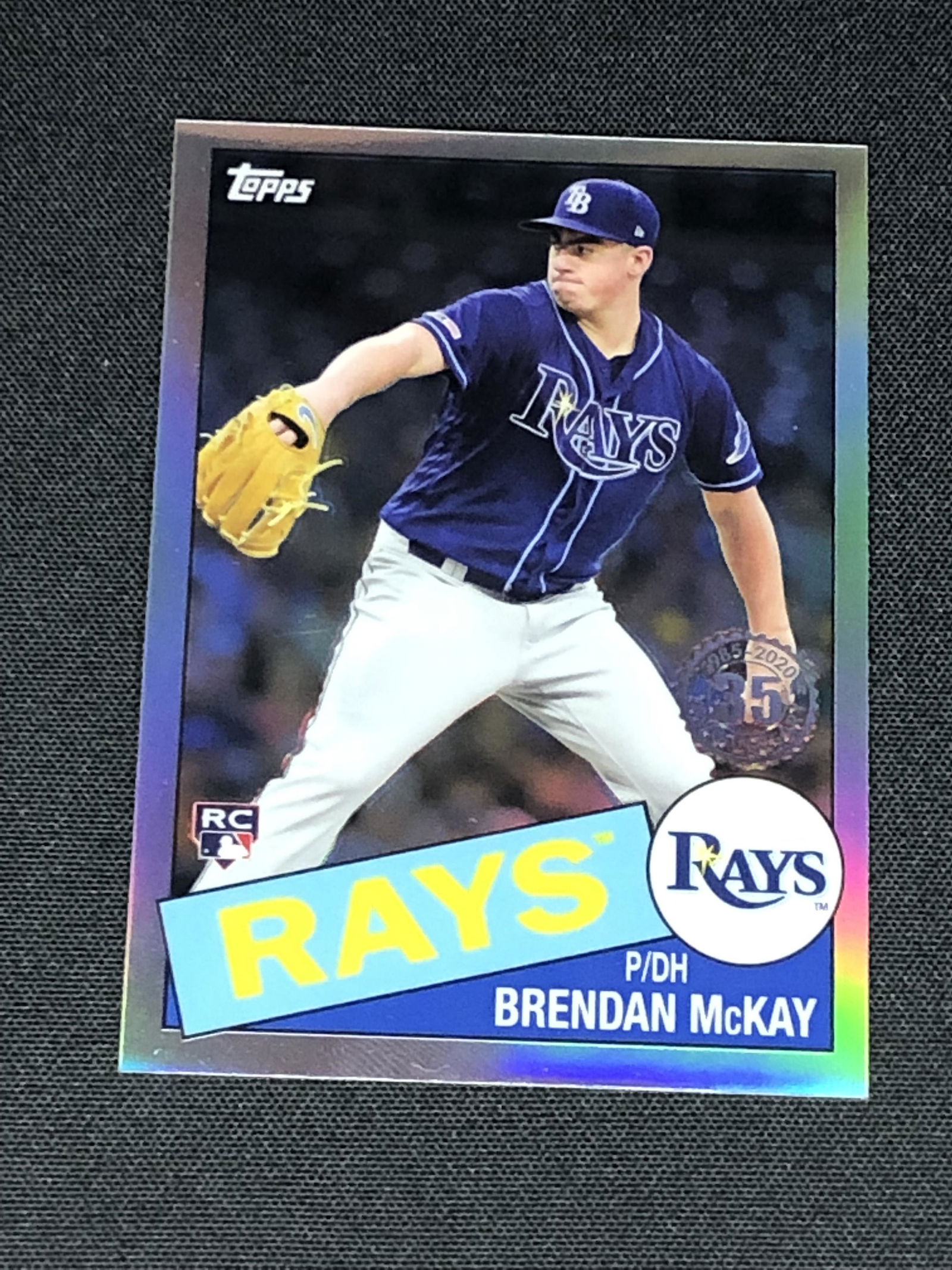 Brendan McKay Topps Chrome Rookie Refractor (1 of 1)
