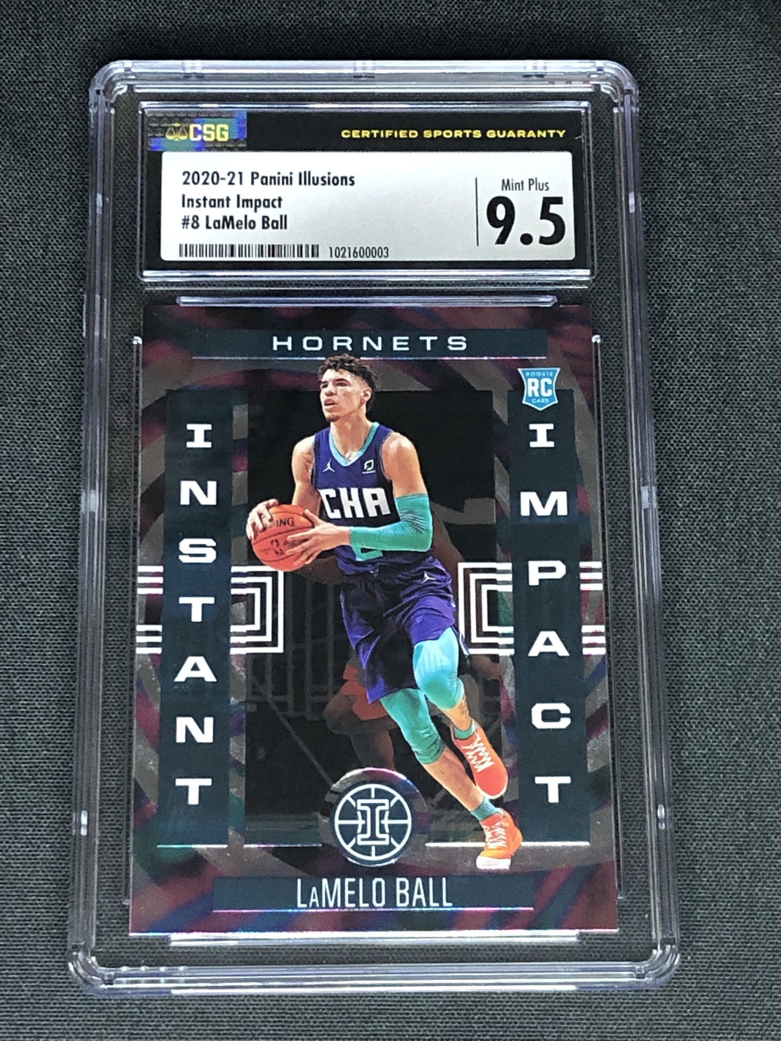 LaMelo Ball Panini Illusions Rookie Graded CSG 9.5 (1 of 1)