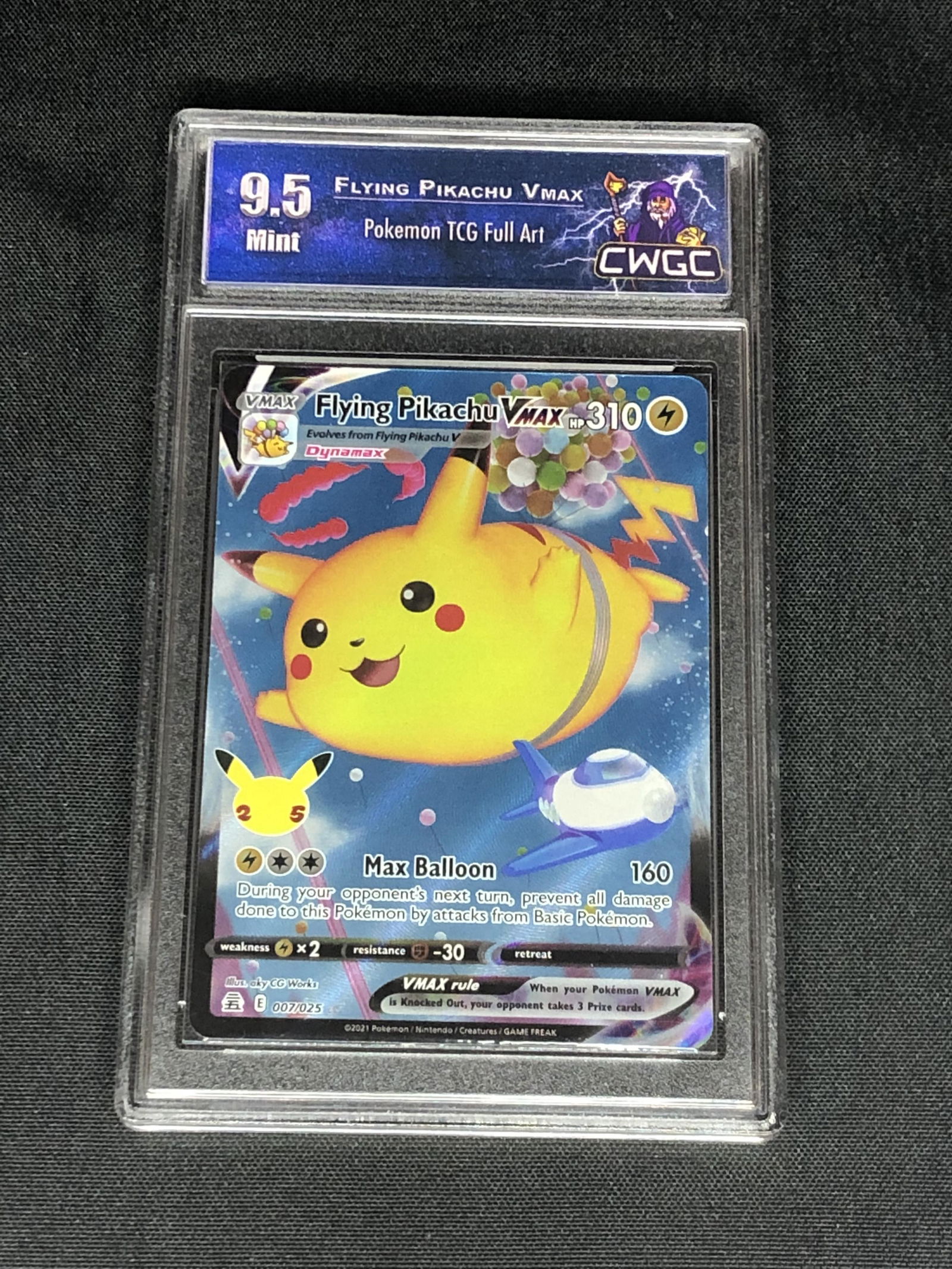 Flying Pikachu Vmax Graded CWTC 9.5 (1 of 1)