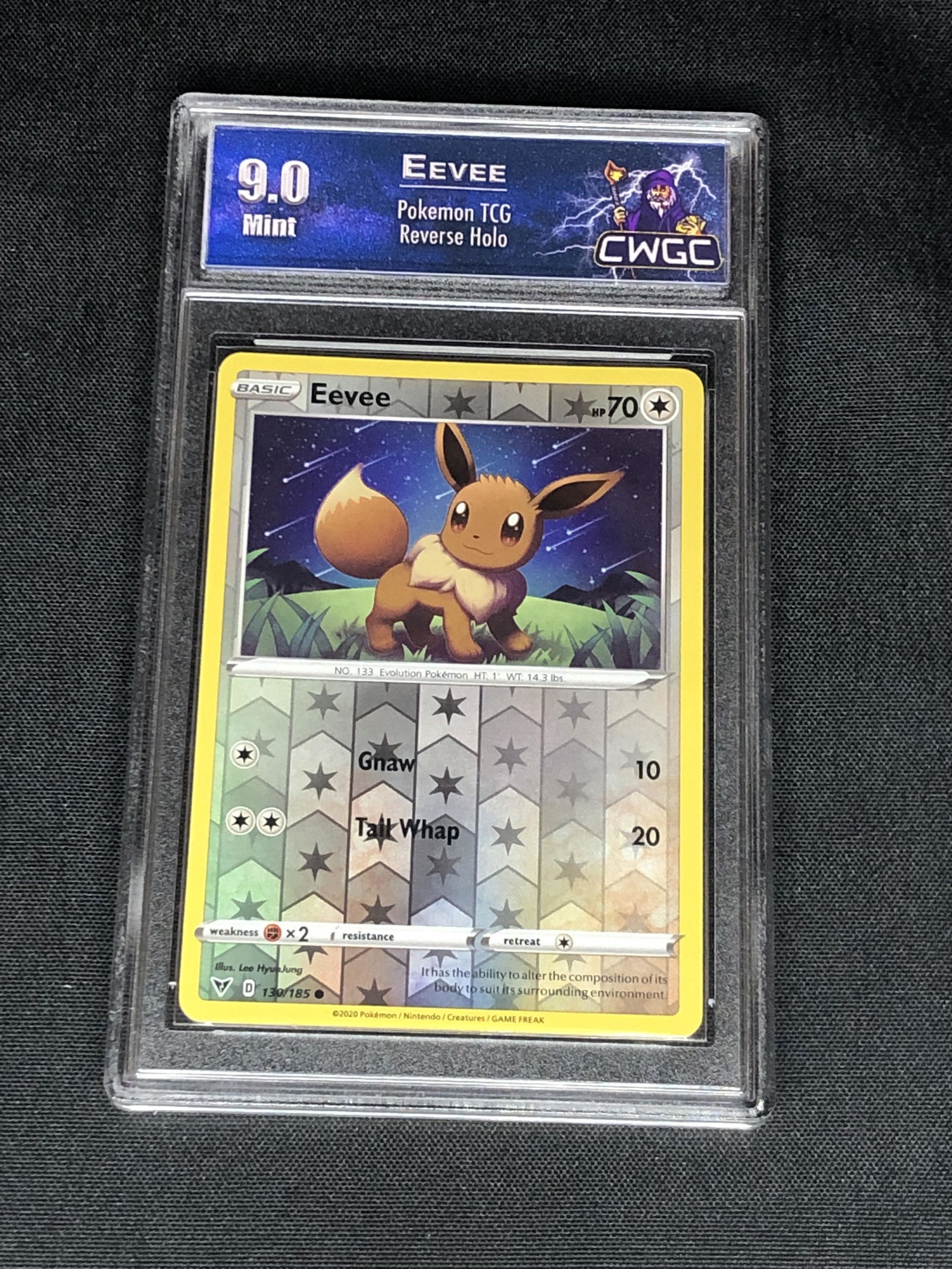 Eevee Reverse Holo Graded CWTC 9 (1 of 1)