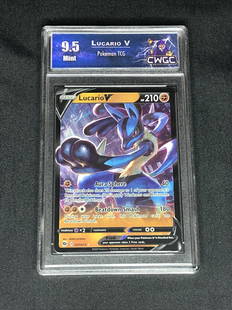 Baby Shiny Lucario Graded Cwtc 9.5