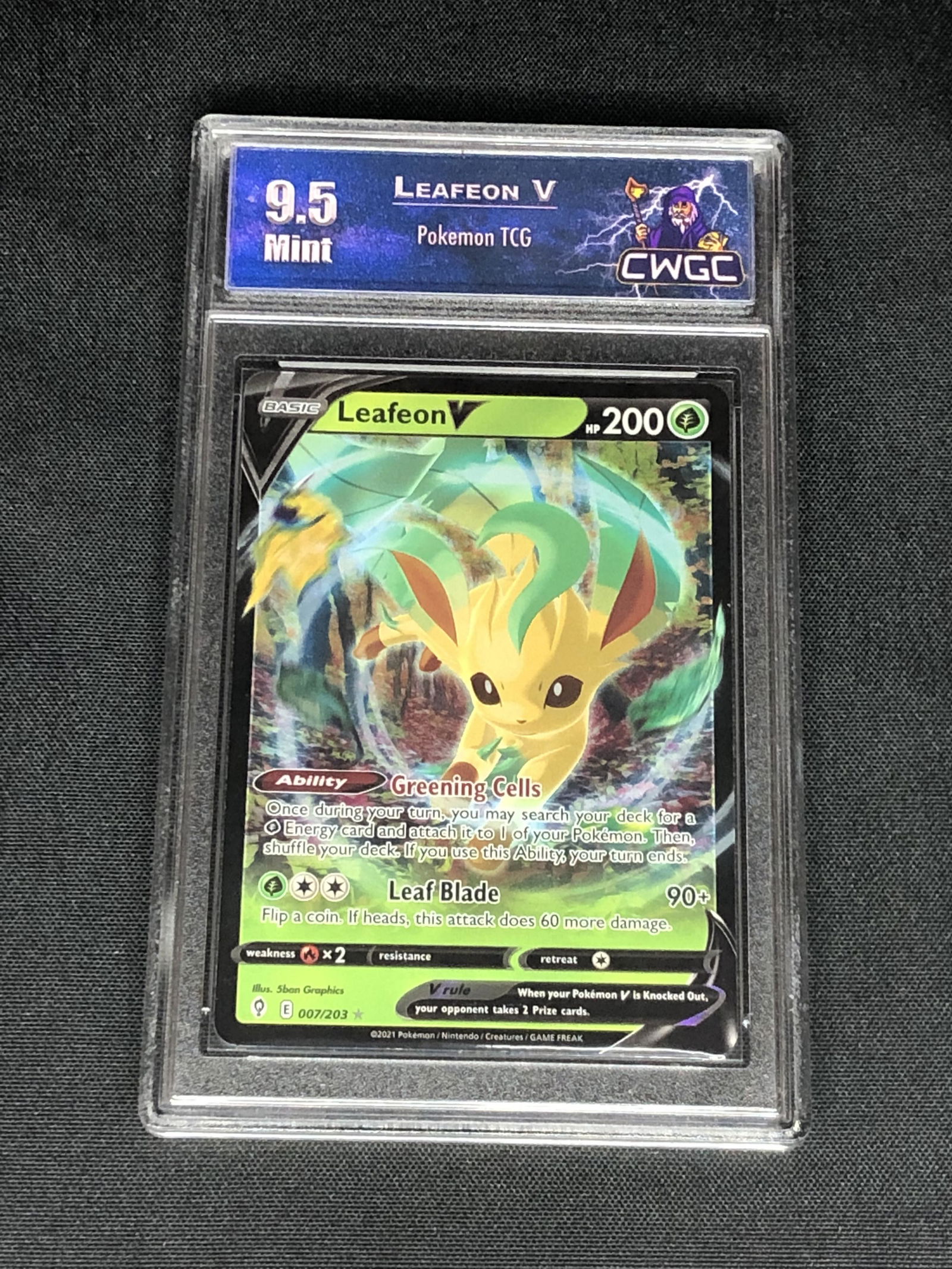 Leafeon V Graded CWTC 9.5 (1 of 1)