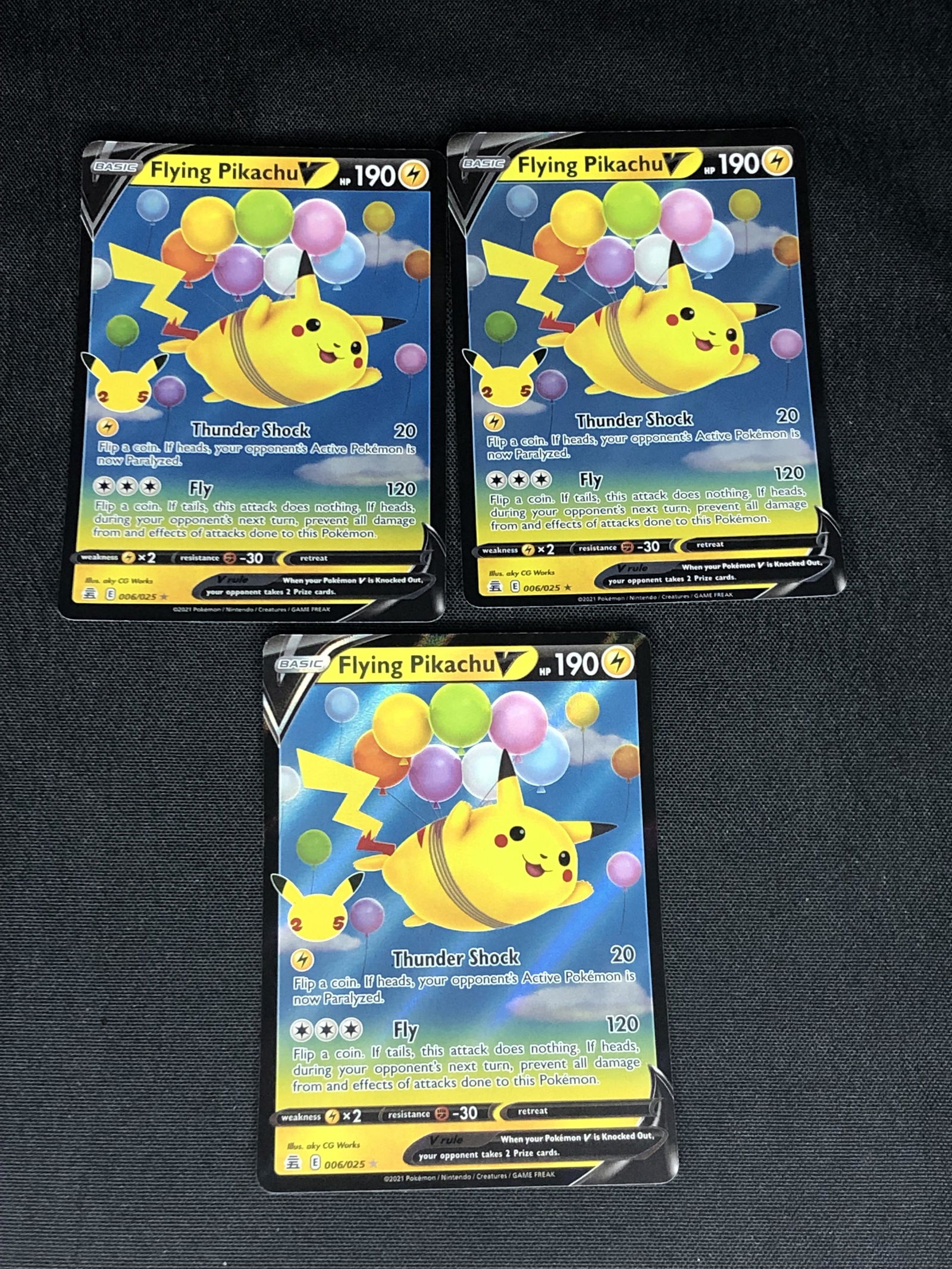 Flying Pikachu V Pokemon Cards (1 of 1)