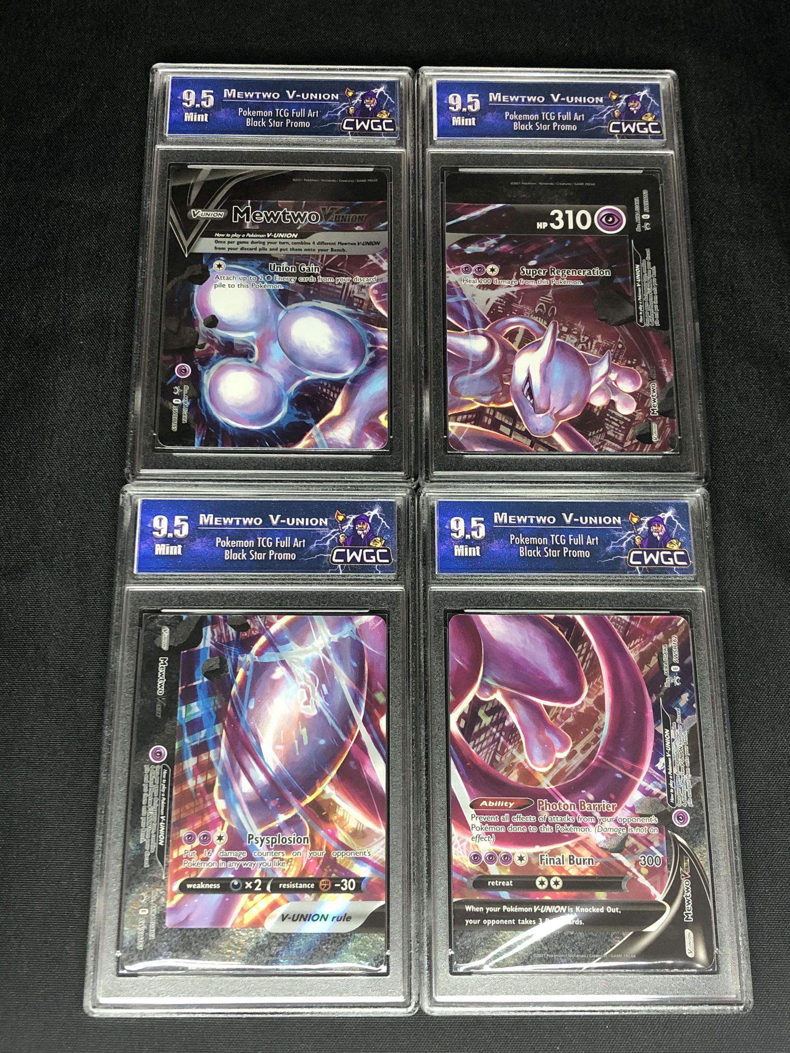 Mewtwo Vunion Pokemon Cards Graded CWTC 9.5 (1 of 1)