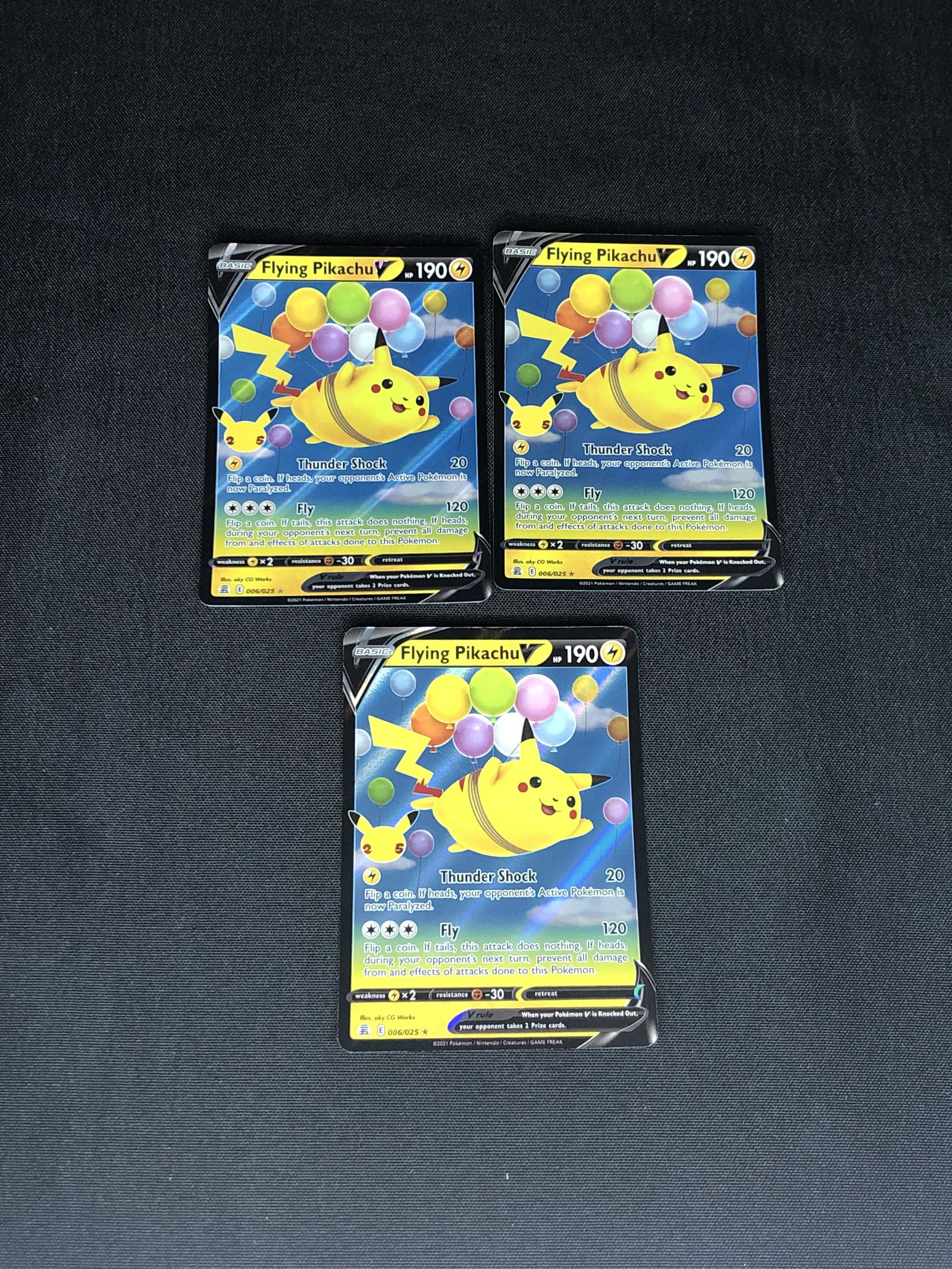 Flying Pikachu V Pokemon Cards (1 of 1)