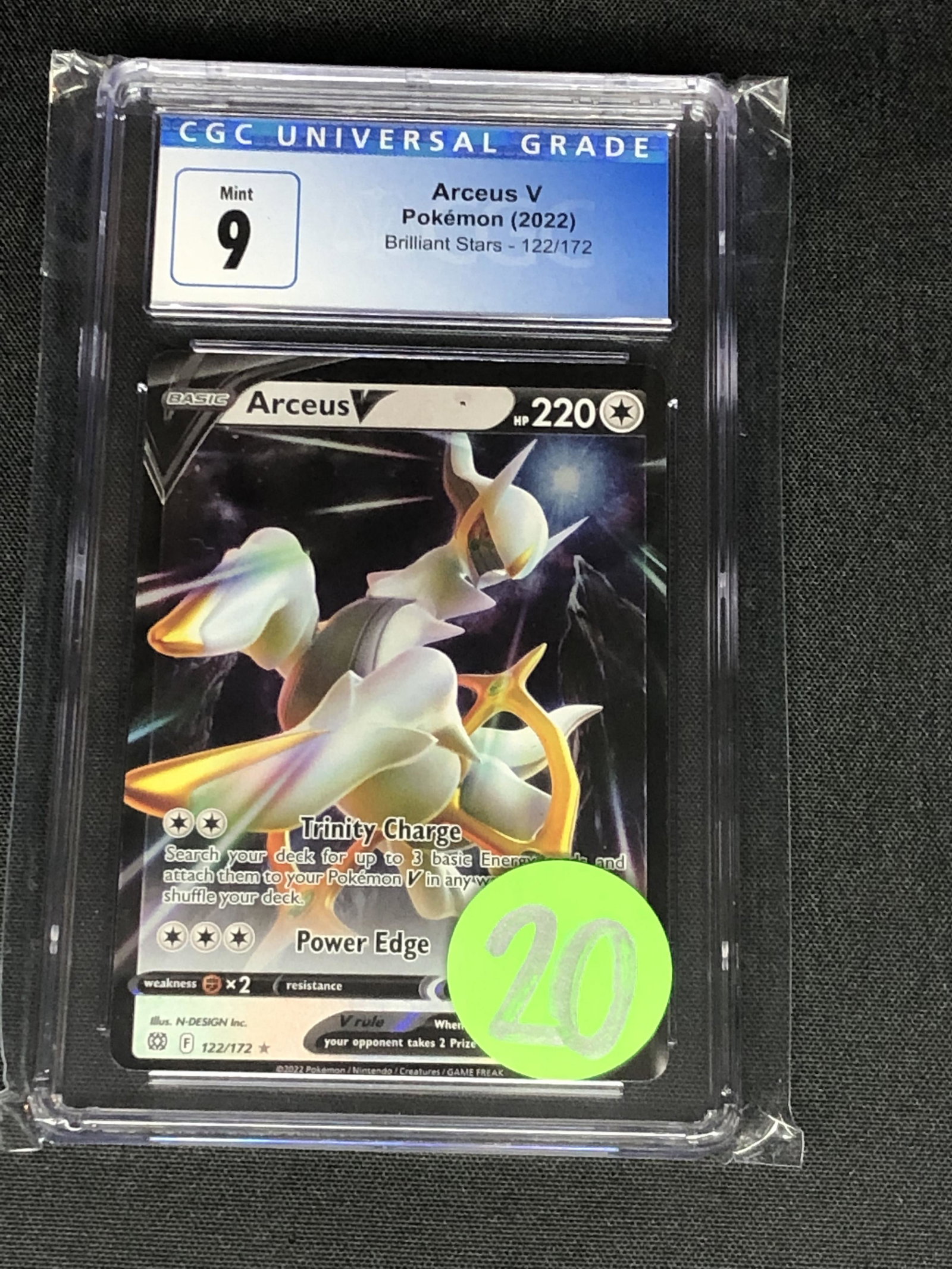 Arceus V Graded CGC 9 (1 of 1)
