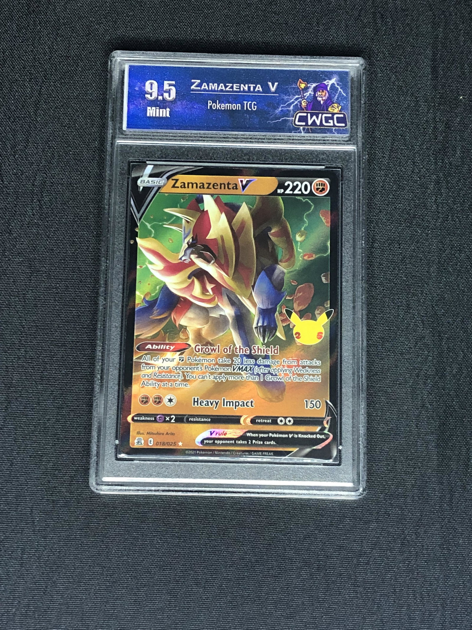 Zamazenta V Graded CWGC 9.5 (1 of 1)