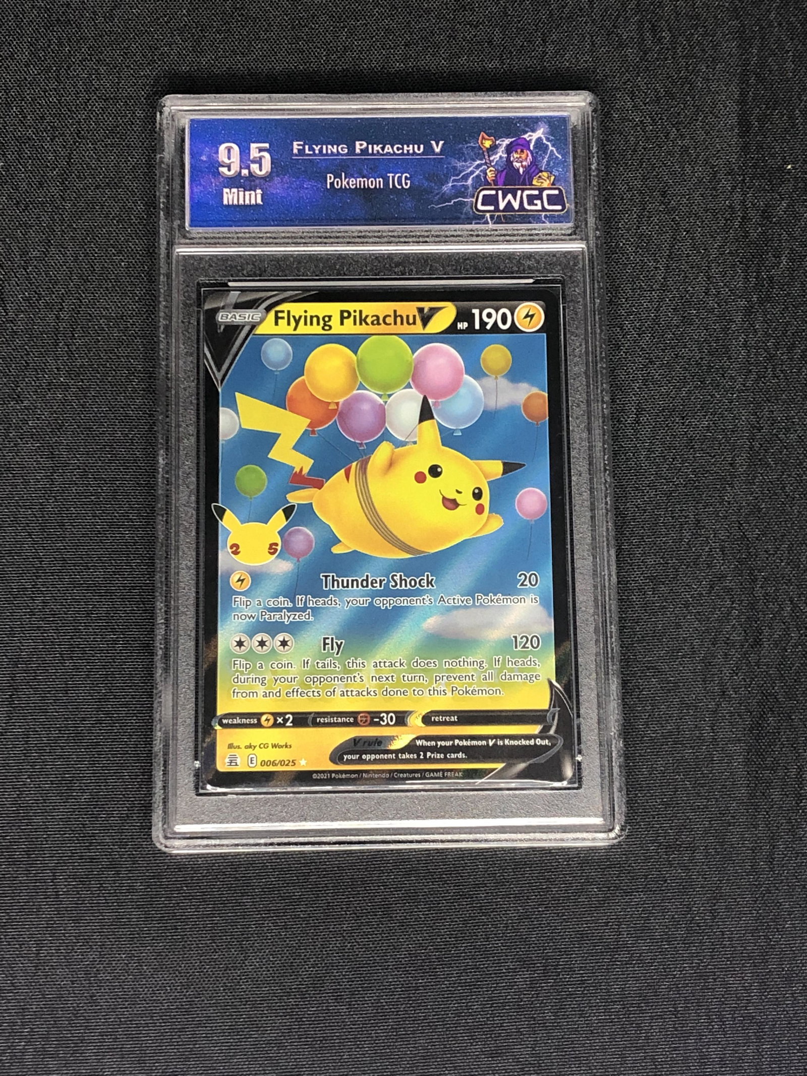 Flying Pikachu V Graded CWGC 9.5 (1 of 1)