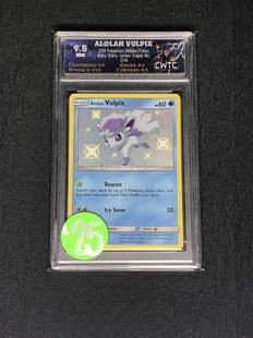 Alolan Vulpix Baby Shiny graded CWTC 9.5: Alolan Vulpix Baby Shiny graded CWTC 9.5