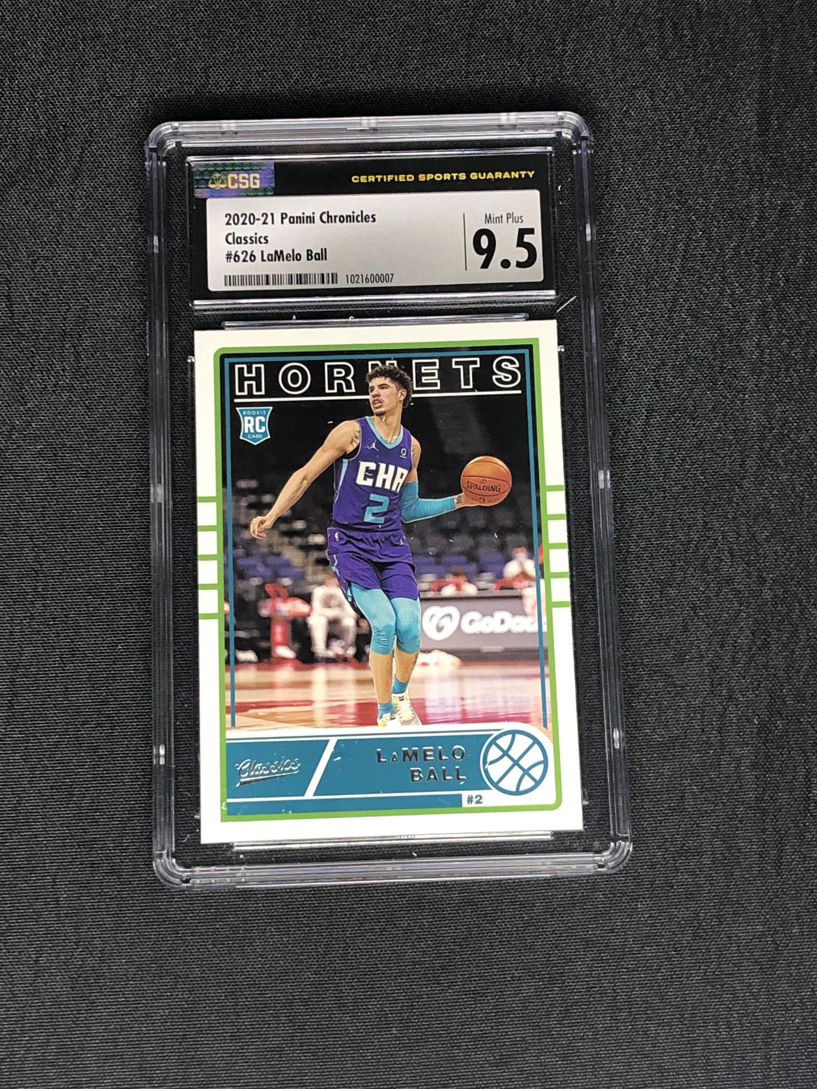 LaMelo Ball Panini Classics Rookie Graded CSG 9.5 (1 of 1)
