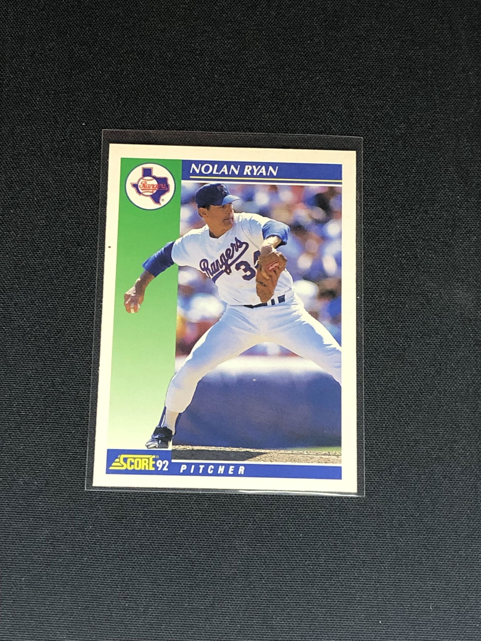 Nolan Ryan Score Baseball Card (1 of 1)