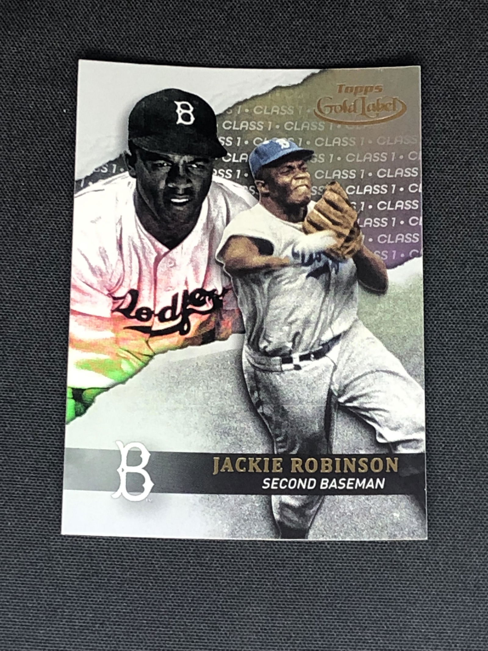 Jackie Robinson Topps Gold Label Baseball Card (1 of 1)