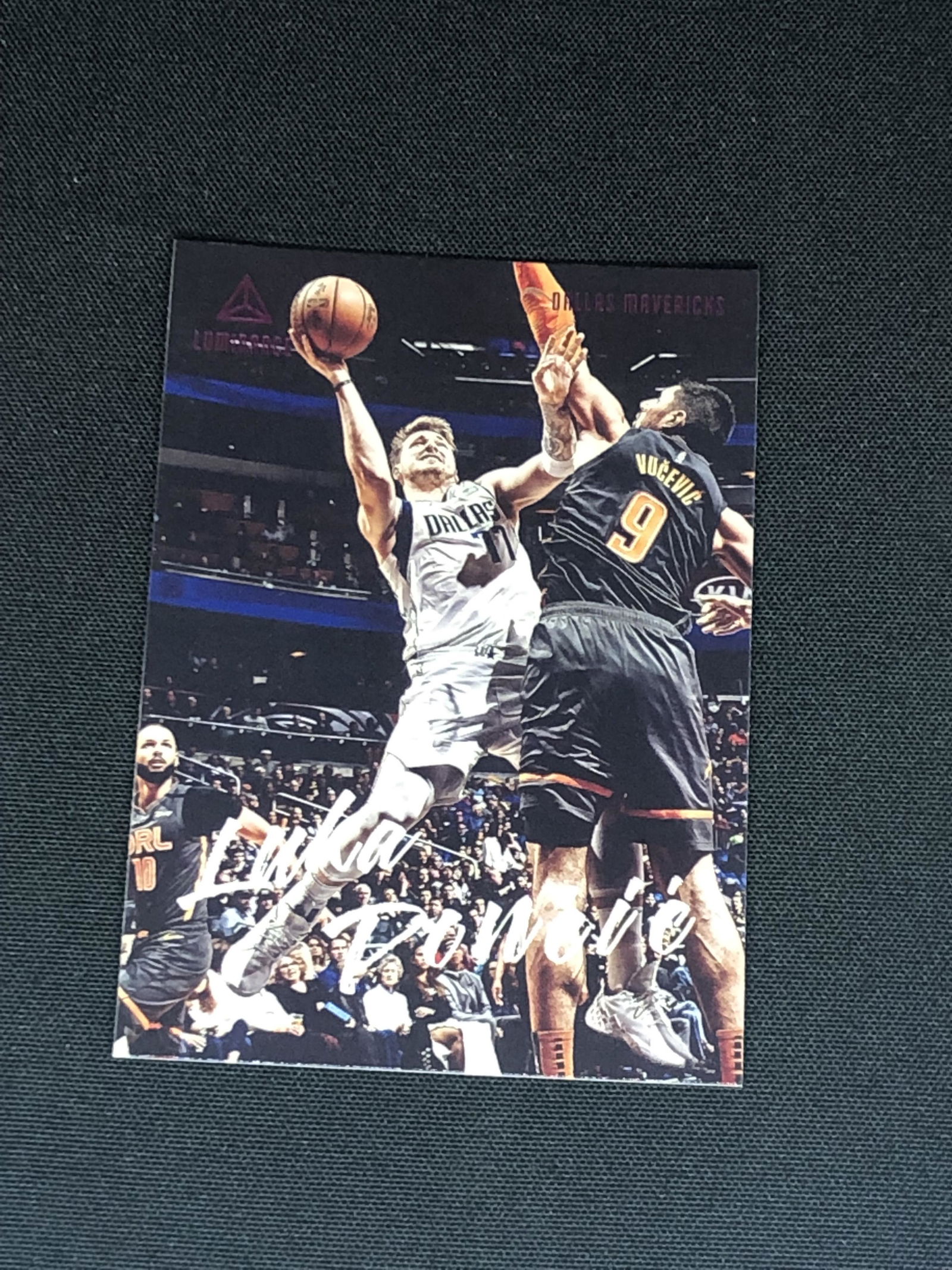 Luka Doncic Panini Luminance Pink Basketball Card (1 of 1)