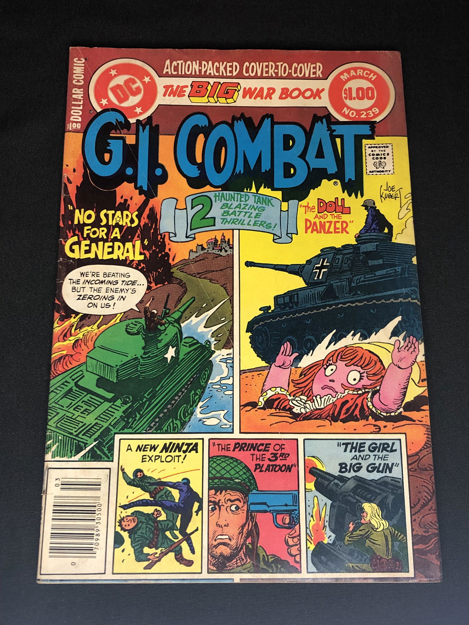 Bronze Age DC G.I. Combat Comic Book (1 of 1)