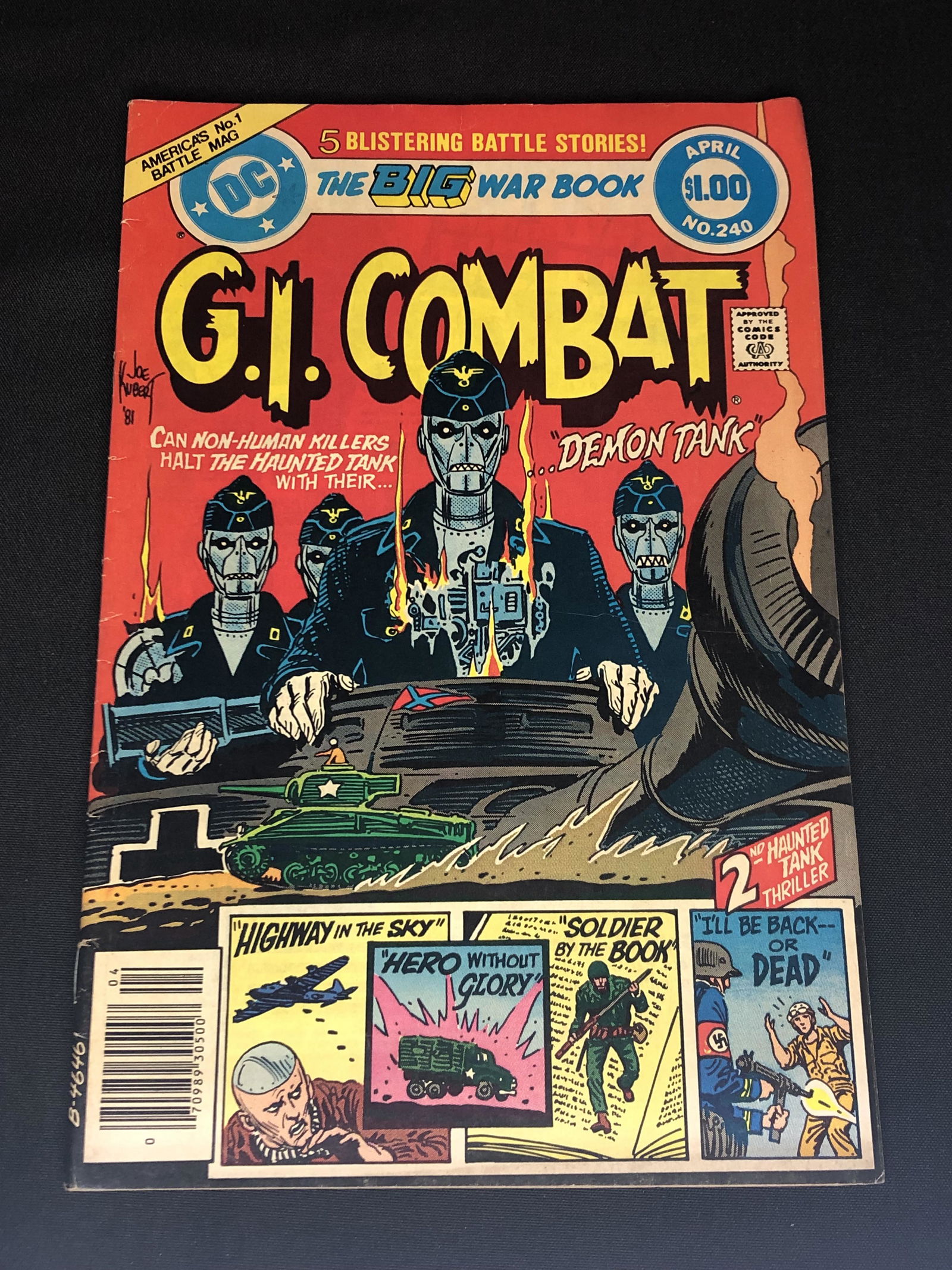 Bronze Age DC G.I. Combat Comic Book (1 of 1)
