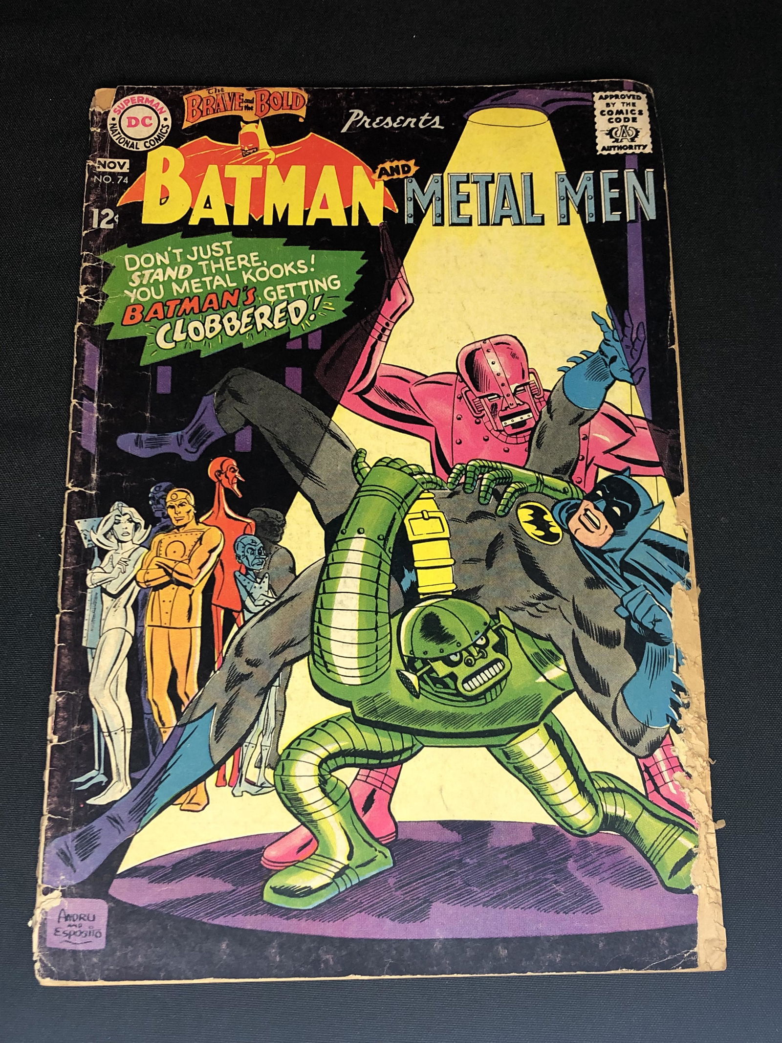 Silver Age DC Batman & Metal Men Comic Book - Fair condition (1 of 1)
