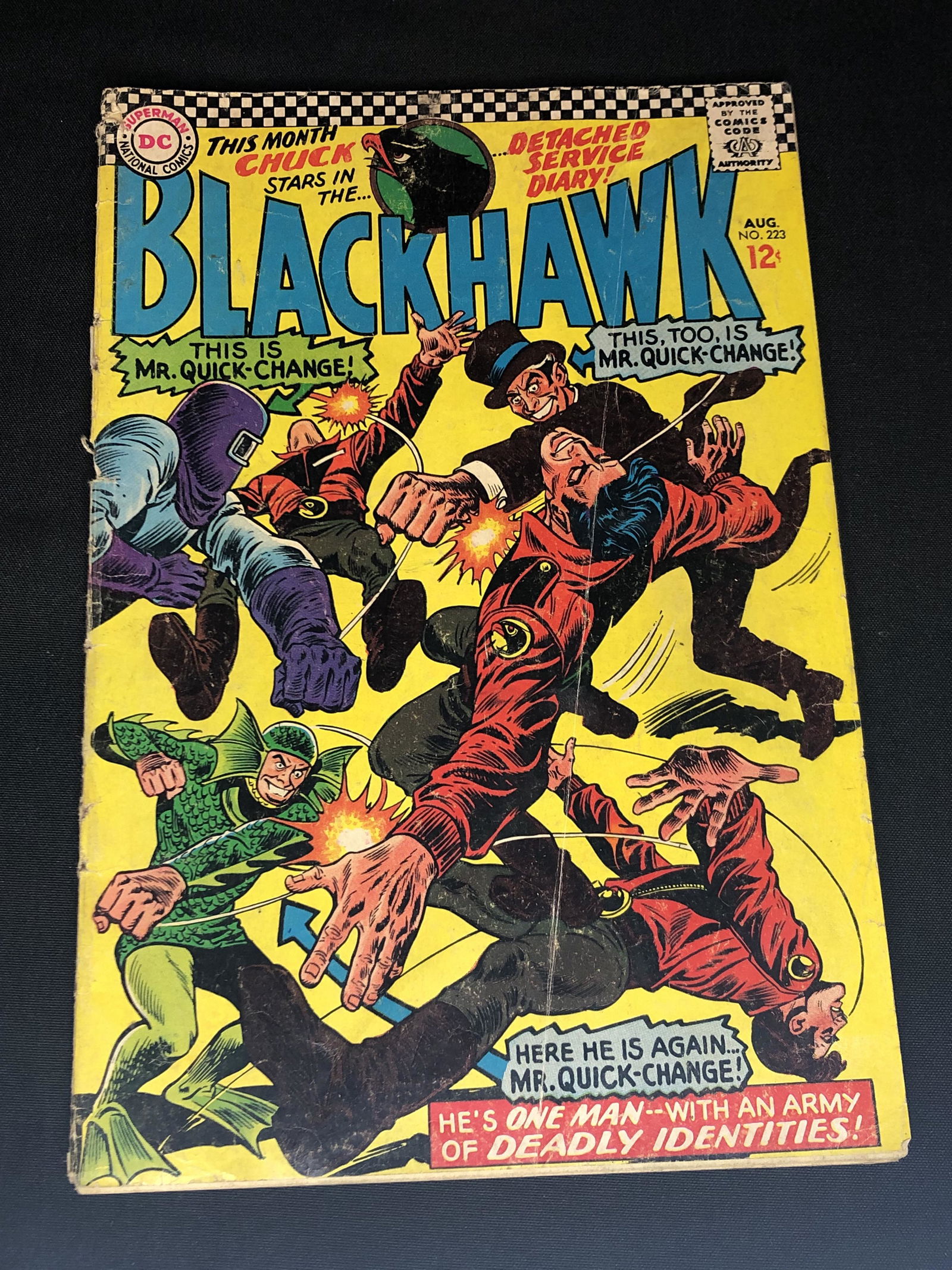 Silver Age DC Blackhawk Comic Book - Fair Condition (1 of 1)