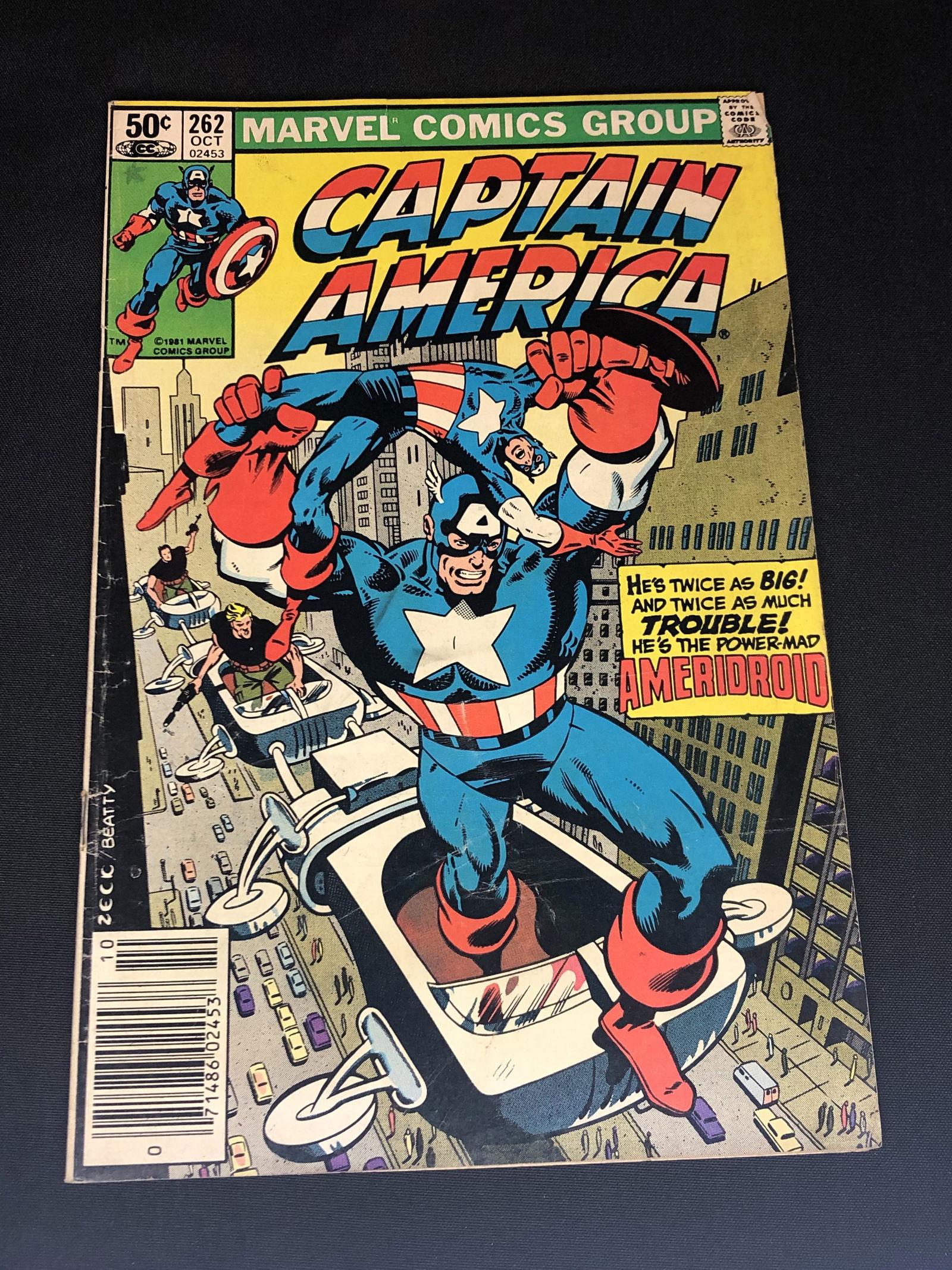 Bronze Age Marvel Captain America Comic Book (1 of 1)
