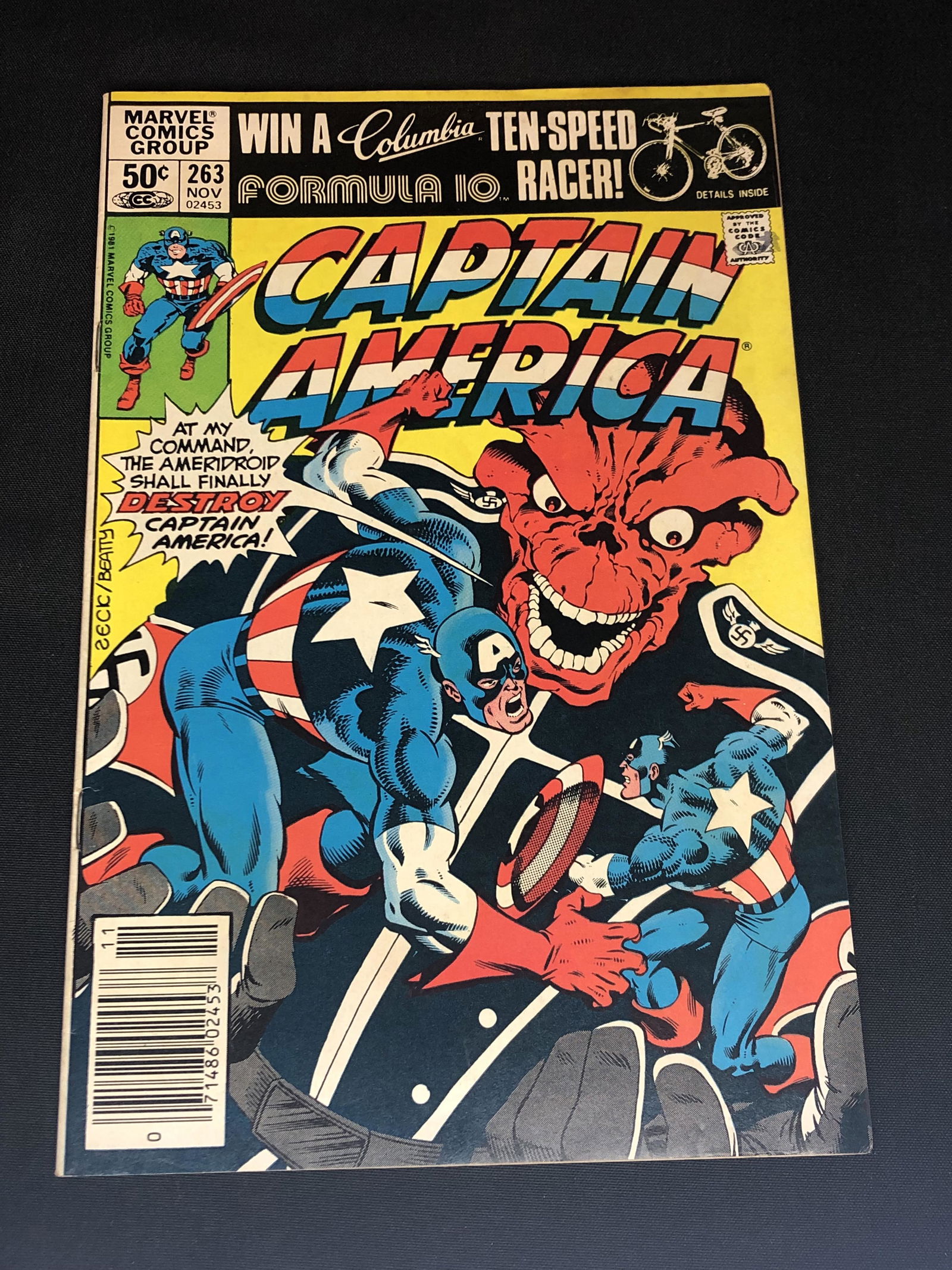 Bronze Age Marvel Captain America Comic Book (1 of 1)