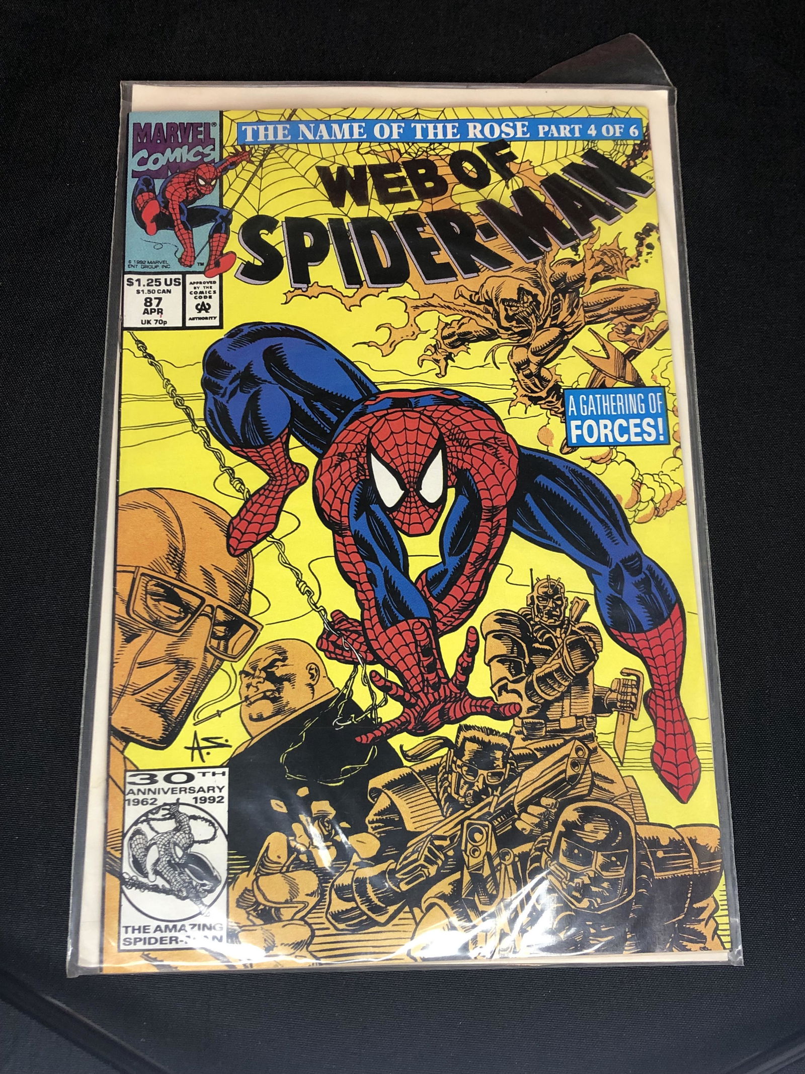 Bronze Age Marvel Web Of Spider-Man Comic Book (1 of 1)