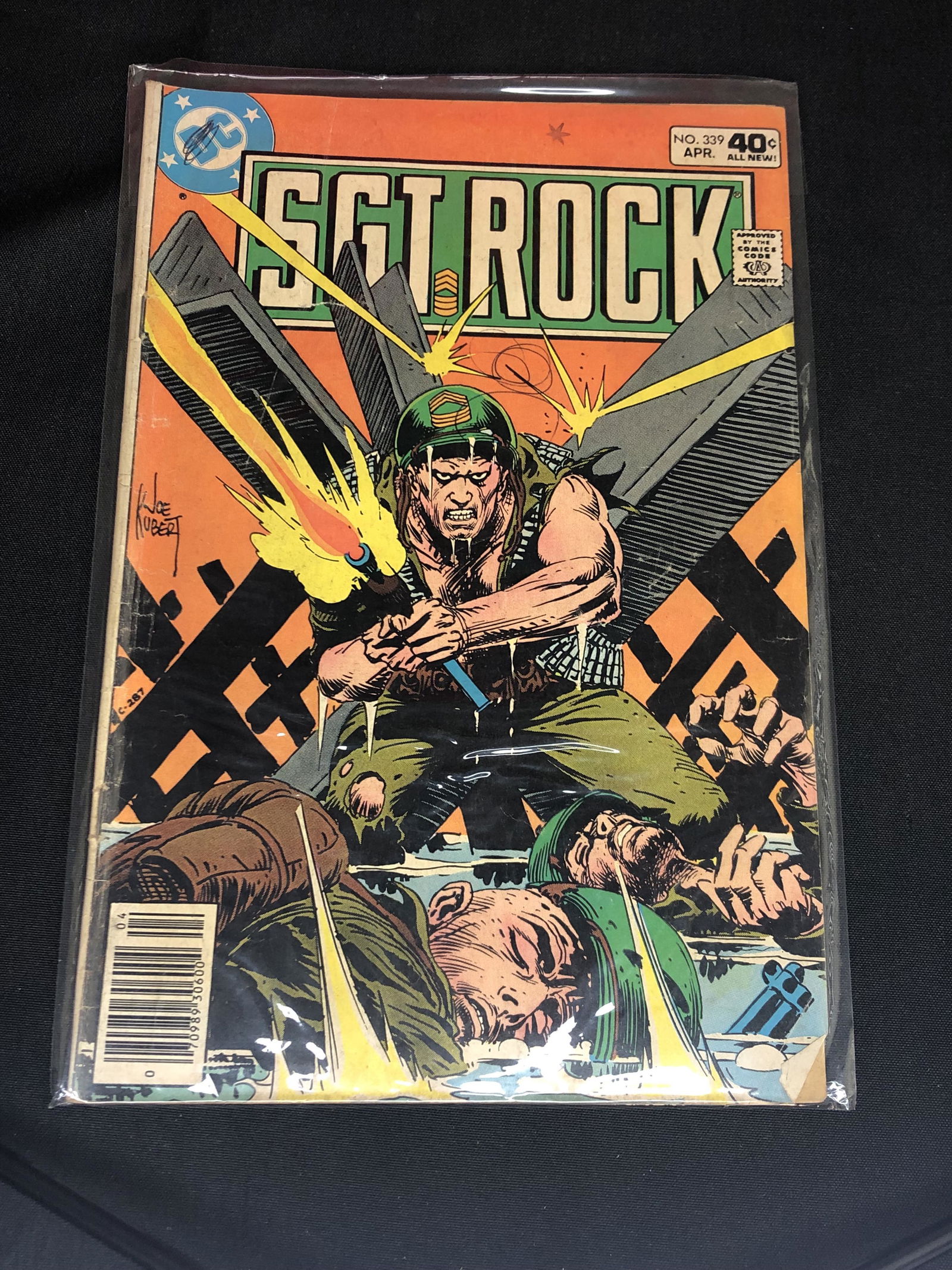 Bronze Age DC Sgt Rock comic Book (1 of 1)