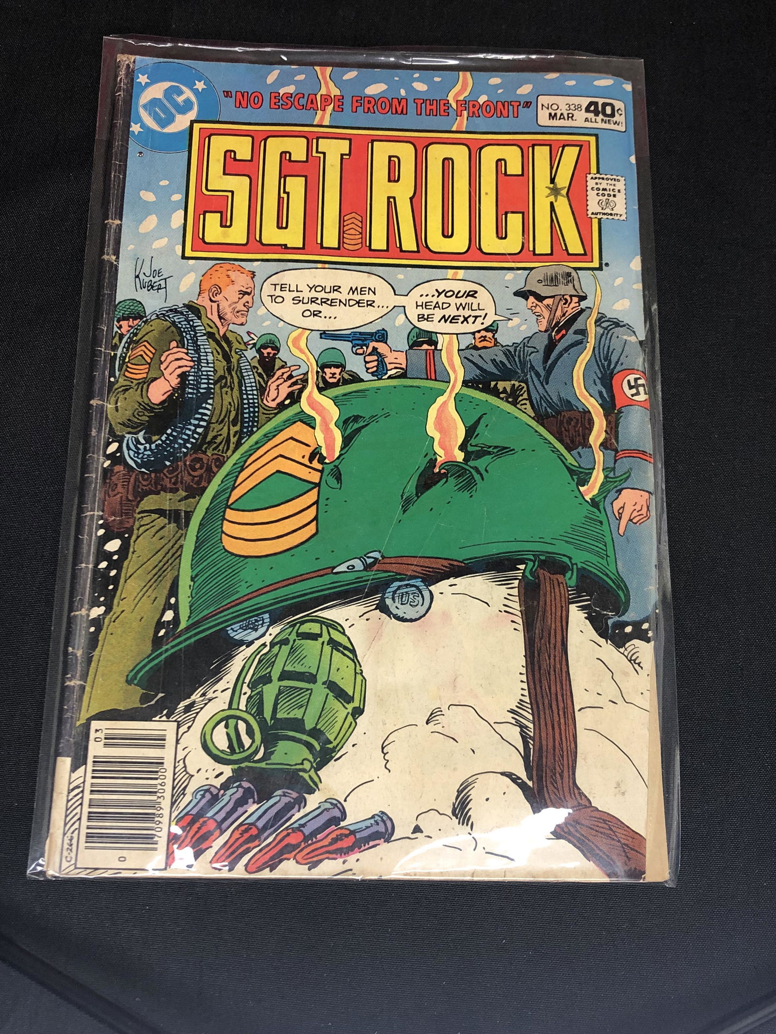 Bronze Age DC Sgt Rock comic Book (1 of 1)