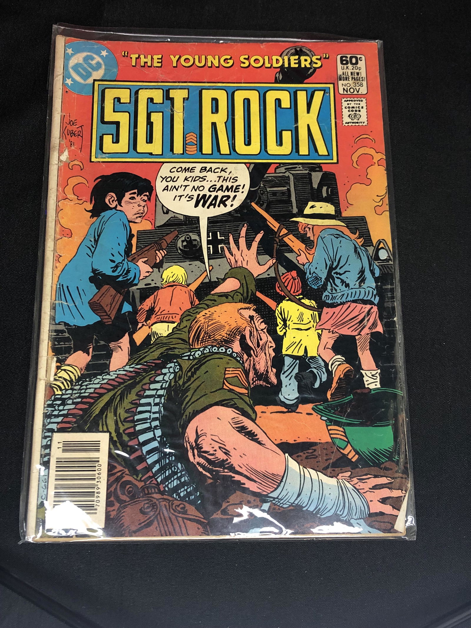 Bronze Age DC Sgt Rock comic Book (1 of 1)
