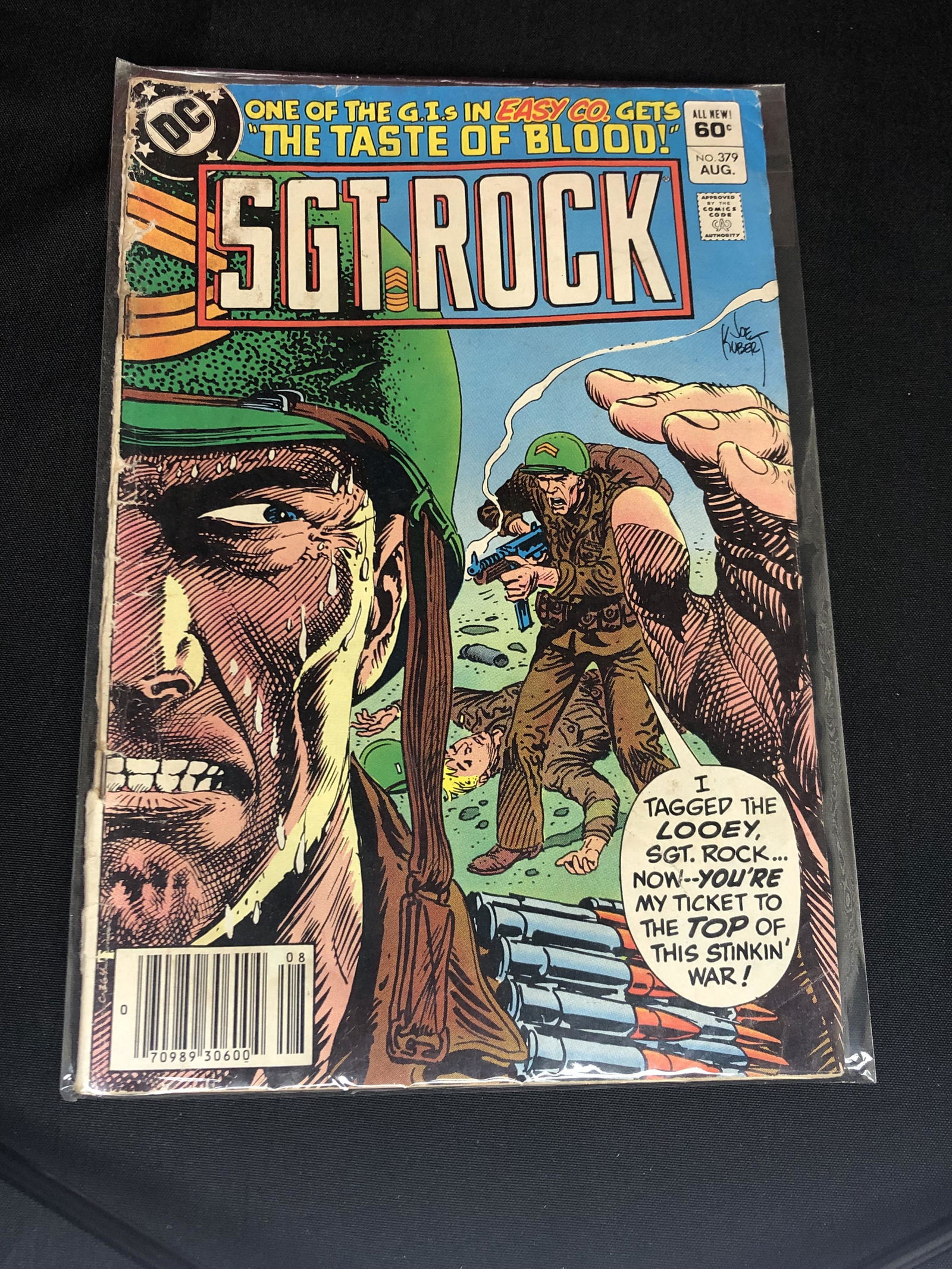 Bronze Age DC Sgt Rock comic Book (1 of 1)