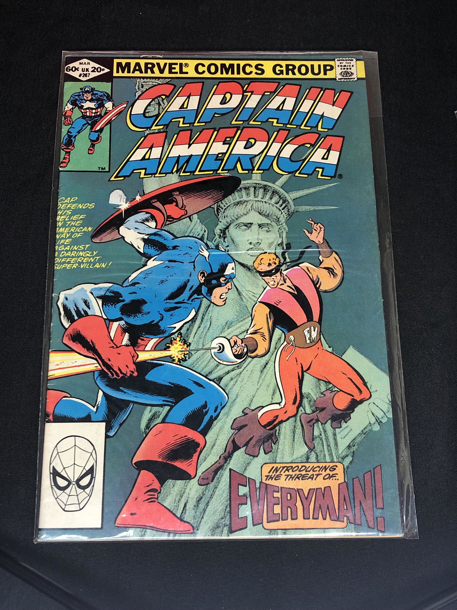 Bronze Age Marvel Captain America Comic Book (1 of 1)