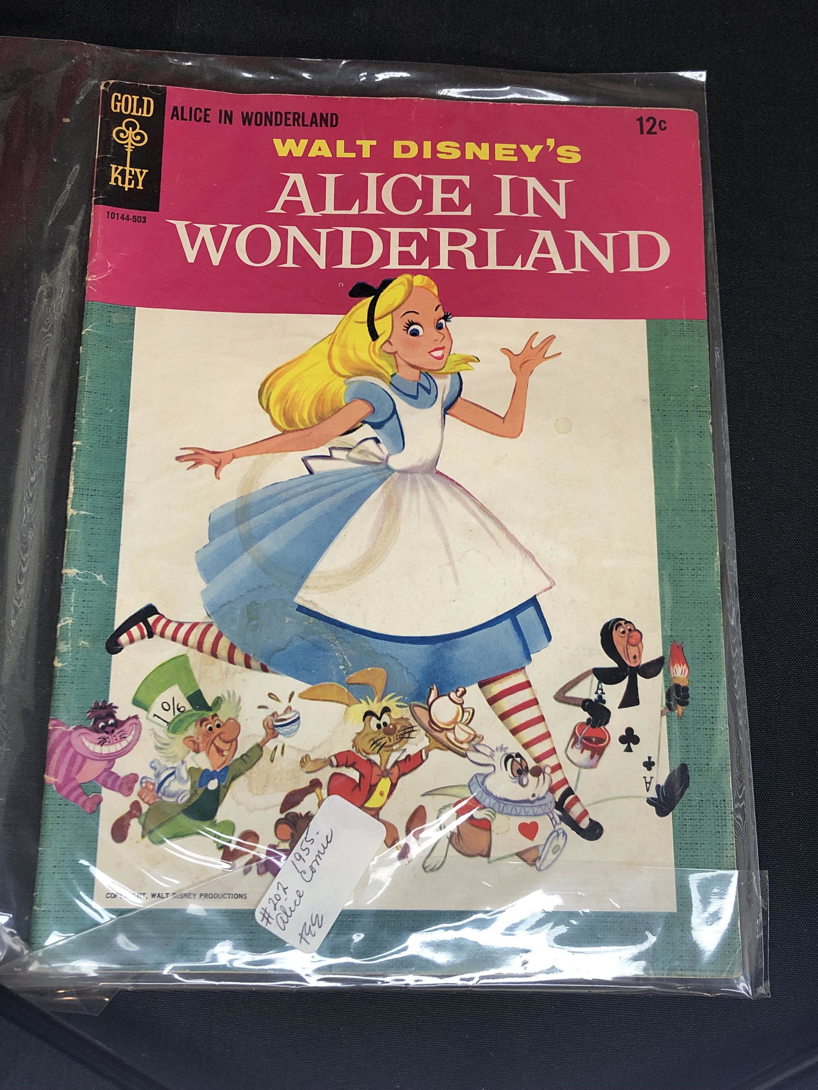 Silver Age 1955 Walt Disney Alic in Wonderland Comic Book: Silver Age 1955 Walt Disney Alic in Wonderland Comic Book