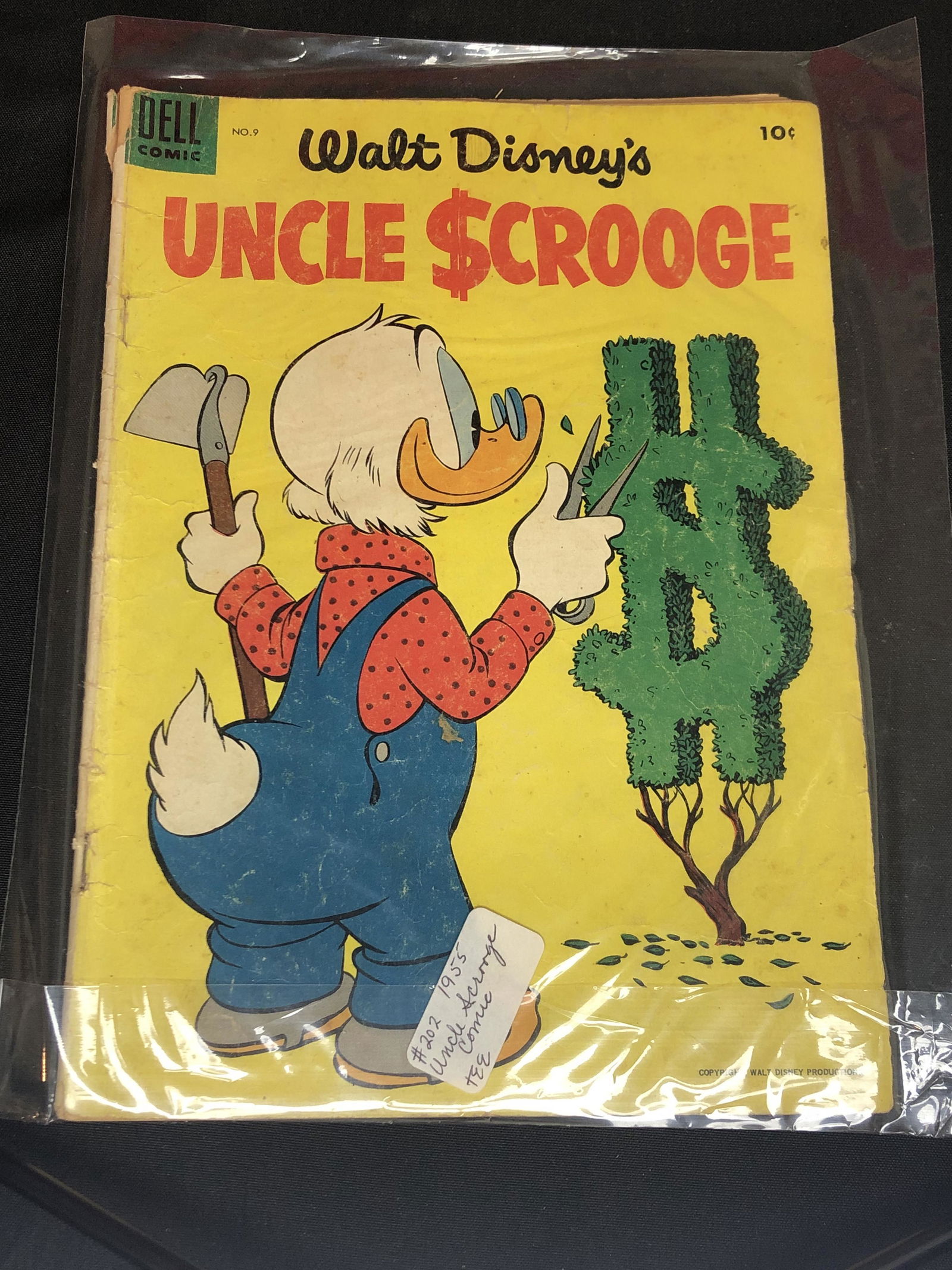 silver Age 1955 Dell Comic Walt Disney Uncle Scrooge Comic Book (1 of 1)
