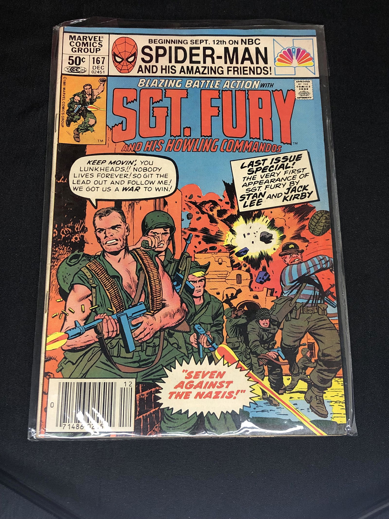 Bronze Age Marvel Sgt Fury Comic Book (1 of 1)