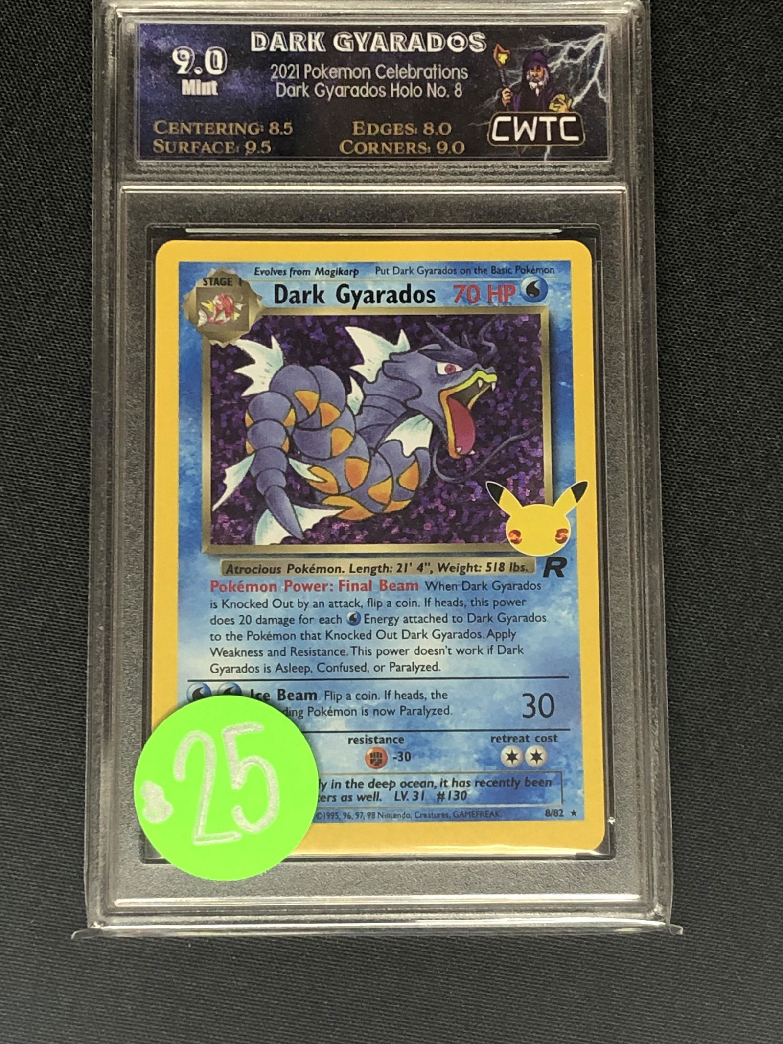 Dark Gyarados Holo Graded CWTC 9 (1 of 1)