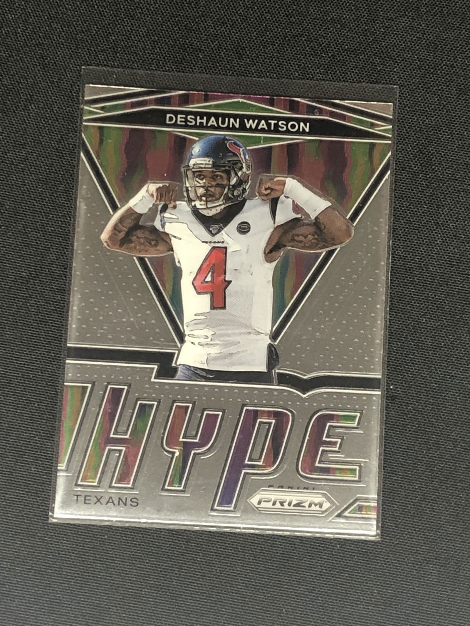 DeShaun Watson Panini HYPE Prizm Football Card (1 of 1)